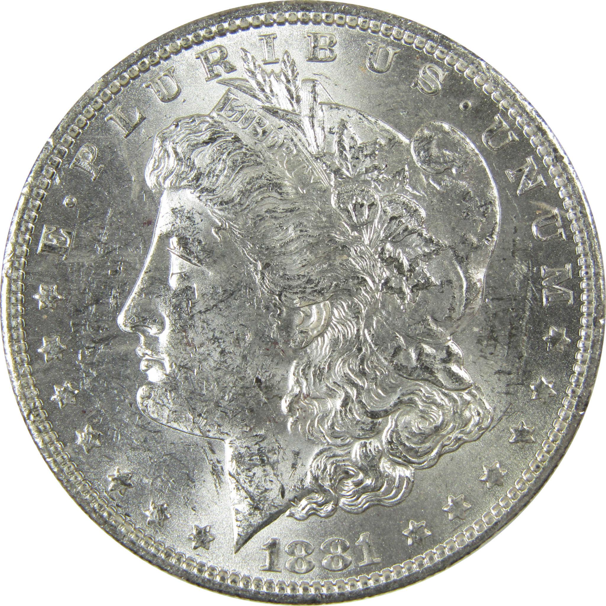 1881 O Morgan Silver Dollar Uncirculated Mint State $1 Coin SKU:I27708 - Morgan coin - Morgan silver dollar - Morgan silver dollar for sale - Profile Coins & Collectibles