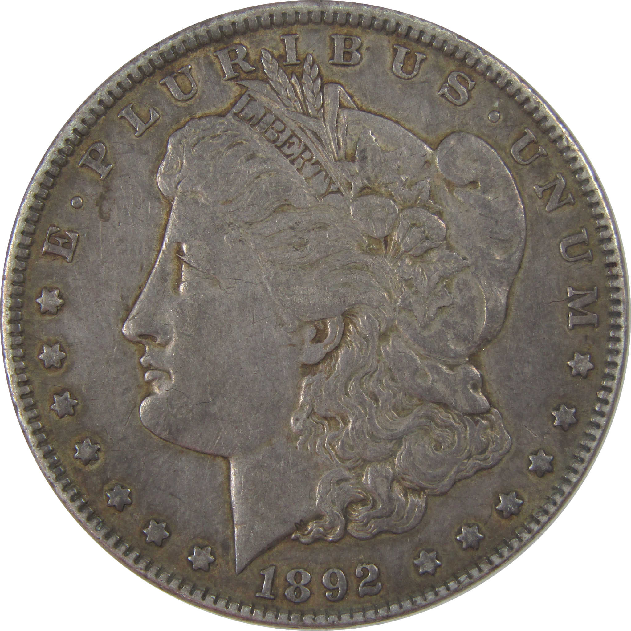 1892 Morgan Dollar XF EF Extremely Fine Silver $1 Coin SKU:CPC1170 - Morgan coin - Morgan silver dollar - Morgan silver dollar for sale - Profile Coins & Collectibles