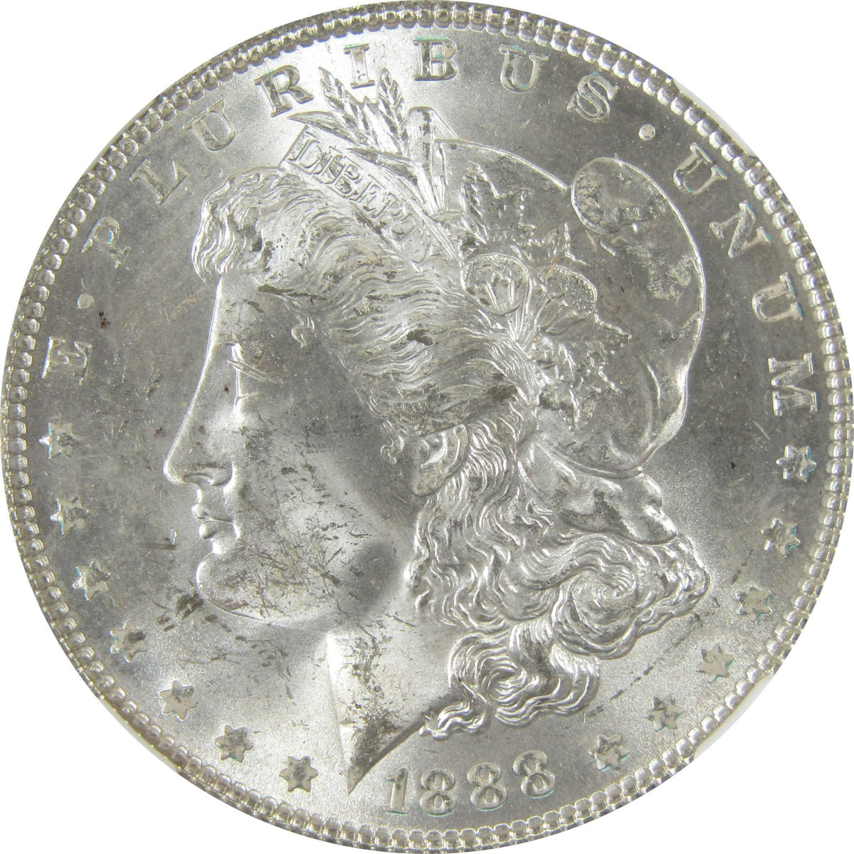 1888 Morgan Silver Dollar MS 63 NGC Uncirculated $1 Coin SKU:CP478 - Morgan coin - Morgan silver dollar - Morgan silver dollar for sale - Profile Coins & Collectibles