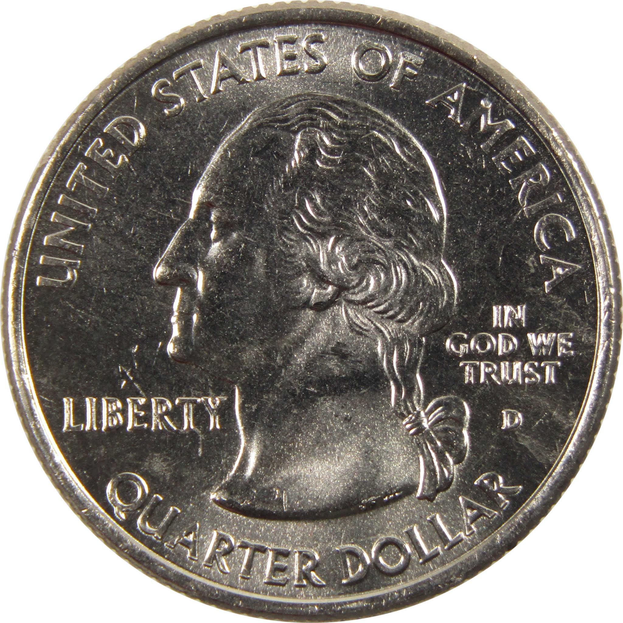 2005 D West Virginia State Quarter BU Uncirculated Clad 25c Coin