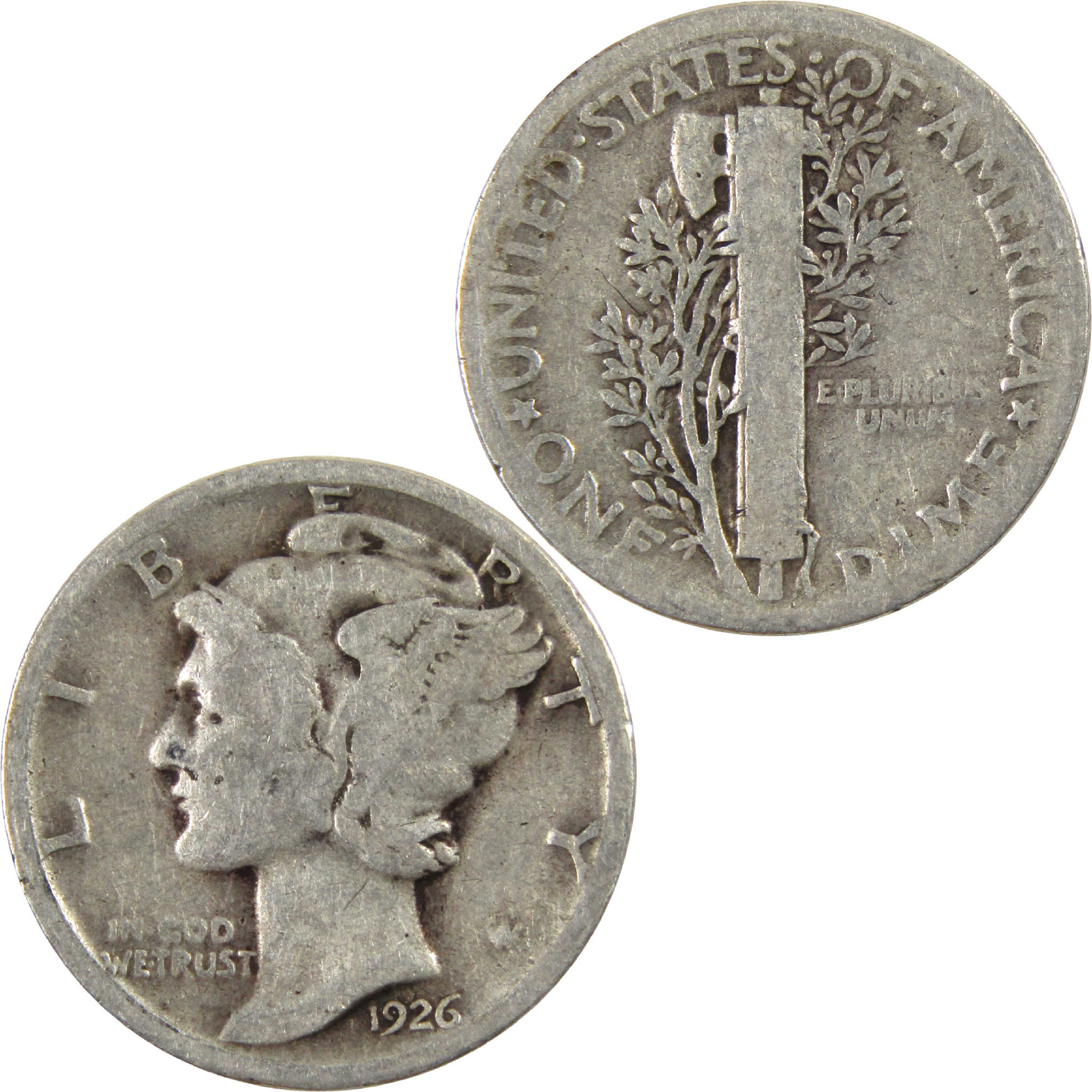 1926 Mercury Dime G Good Silver 10c Coin