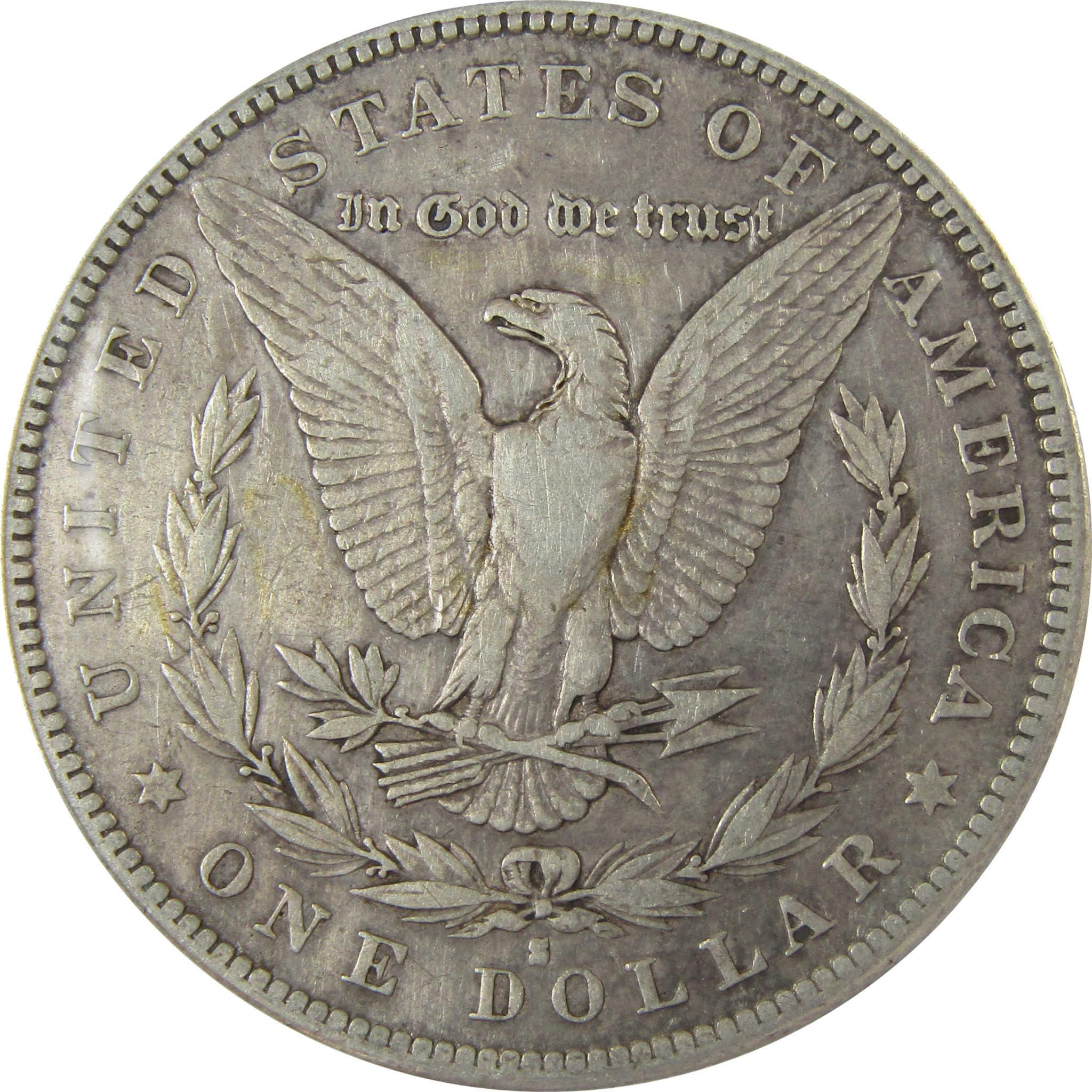 1884 S Morgan Silver Dollar VF 35 Details ANACS $1 Coin SKU:CP839 - Morgan coin - Morgan silver dollar - Morgan silver dollar for sale - Profile Coins & Collectibles