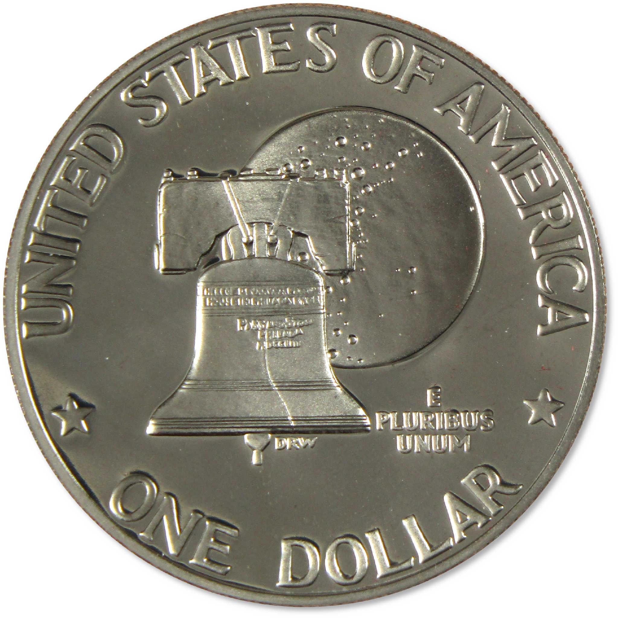 1976 S Type 2 Eisenhower Bicentennial Clad Dollar IKE Proof $1 Coin