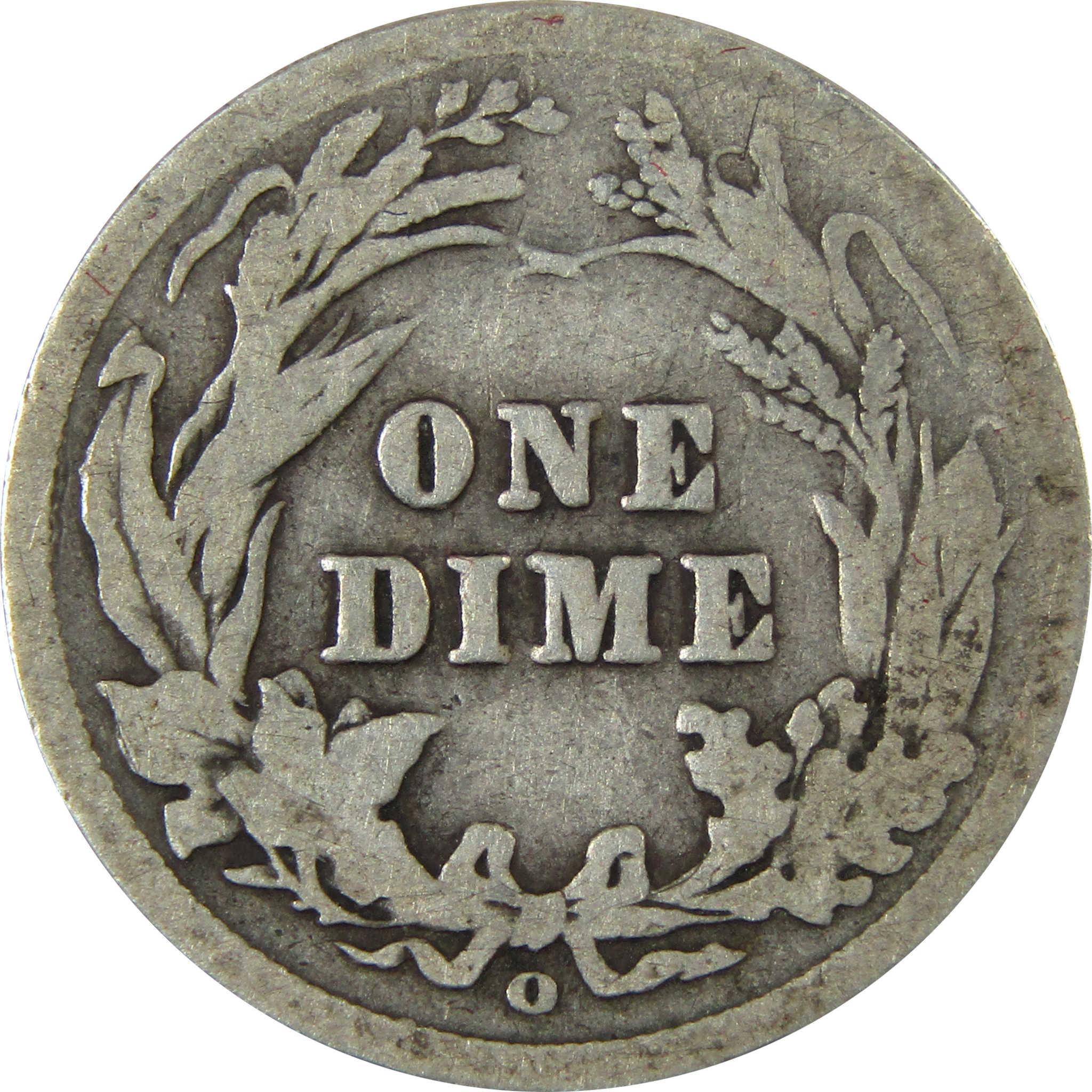 1905 O Micro O Barber Silver Dime G Good 10c Coin SKU:I26632