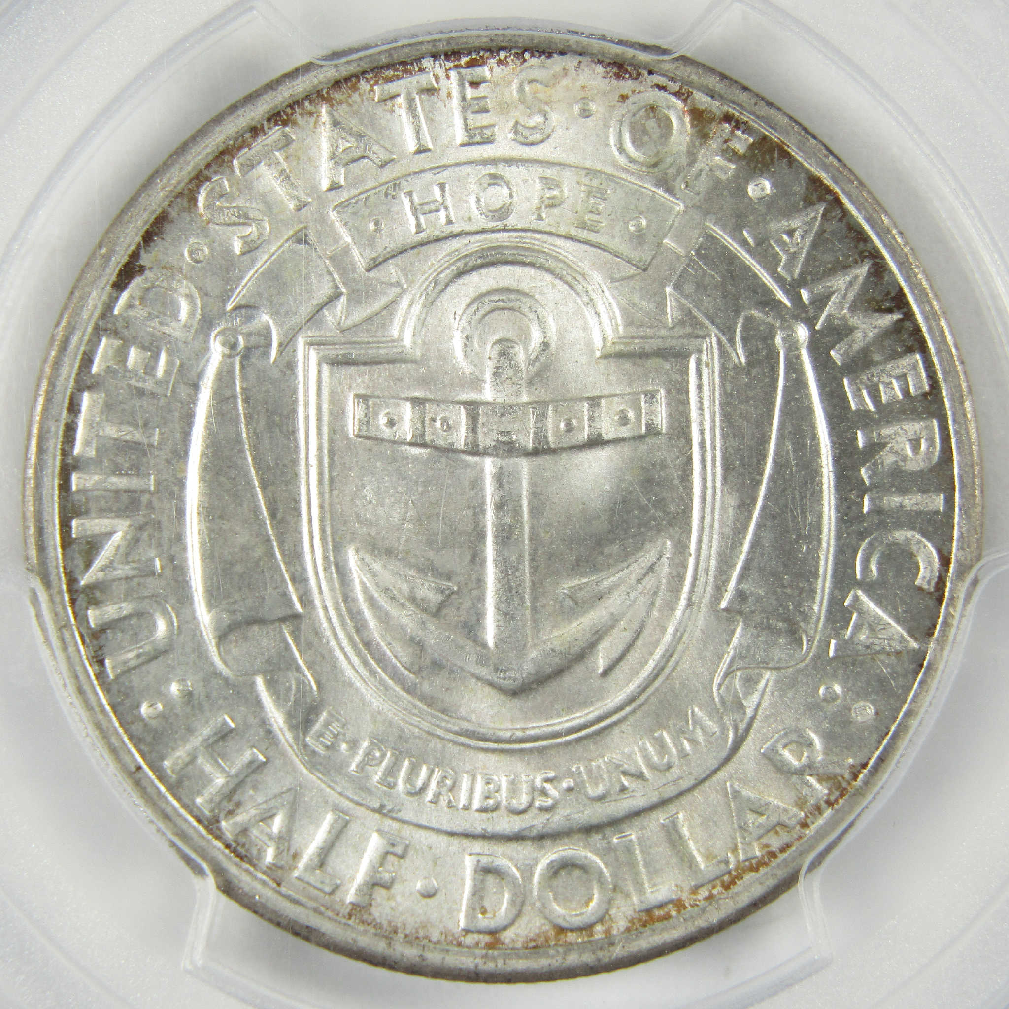 1936 D Providence Rhode Island Commemorative Silver 50c MS 65 PCGS