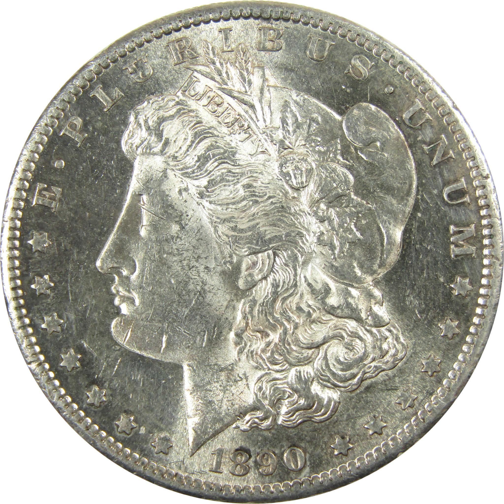 1890 S Morgan Silver Dollar Uncirculated Mint State $1 Coin SKU:I25985 - Morgan coin - Morgan silver dollar - Morgan silver dollar for sale - Profile Coins & Collectibles