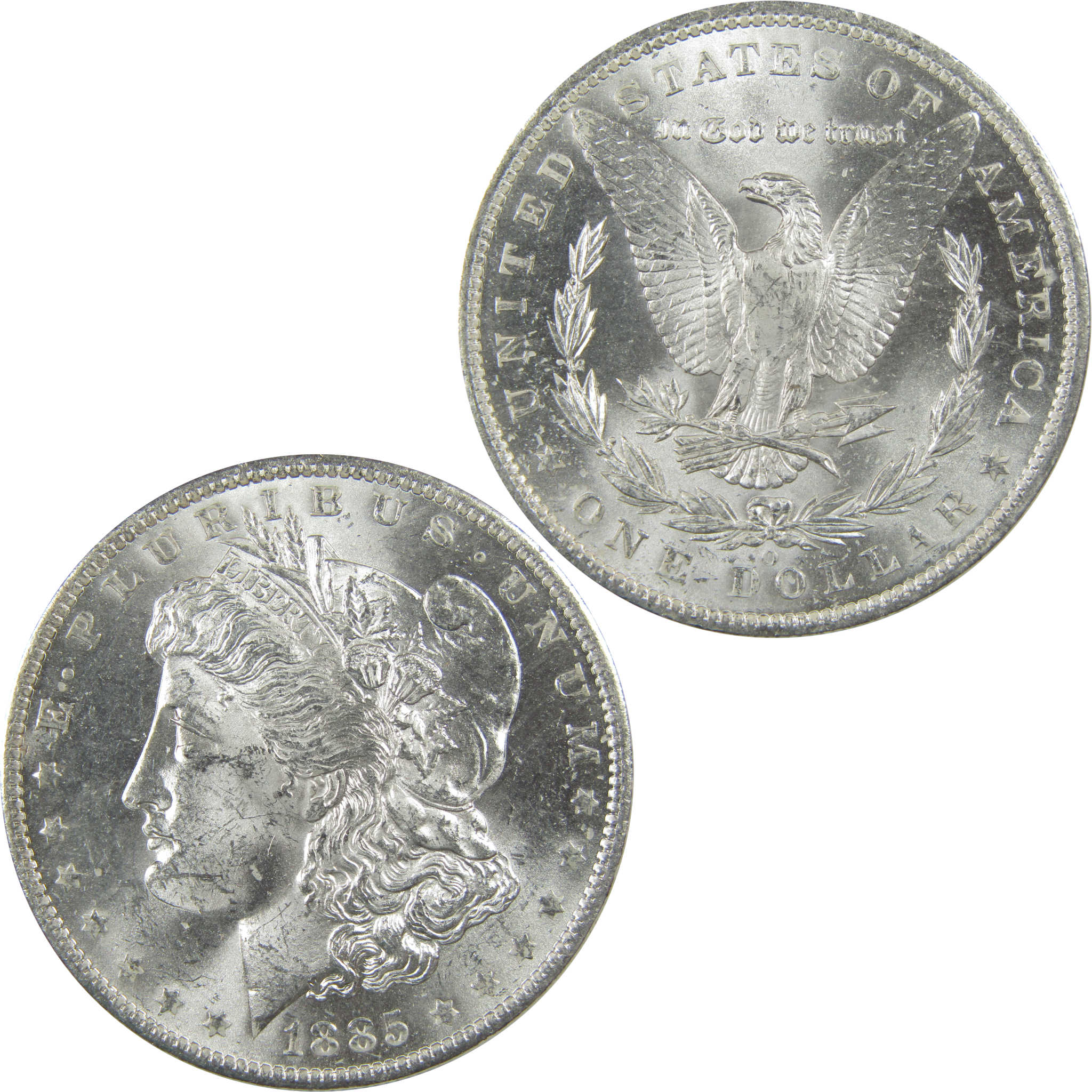 1885 O Morgan Dollar Uncirculated Silver $1 Coin SKU:I22082 - Morgan coin - Morgan silver dollar - Morgan silver dollar for sale - Profile Coins & Collectibles
