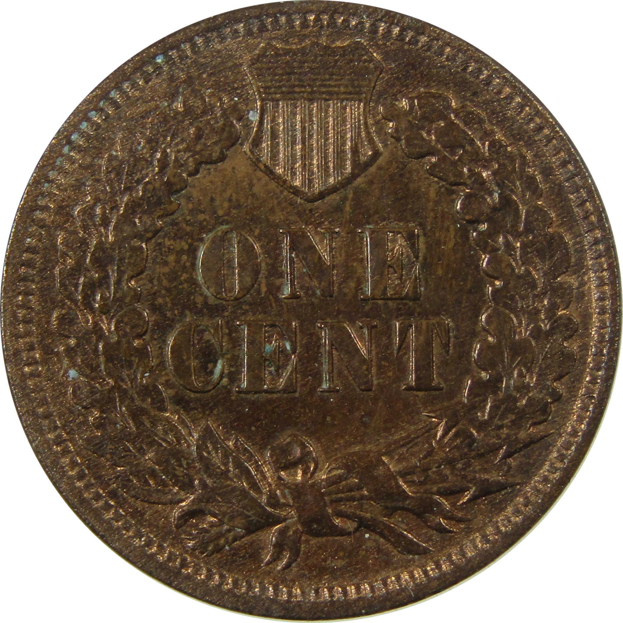 1905 Indian Head Cent AU About Uncirculated Penny 1c Coin SKU:I25786