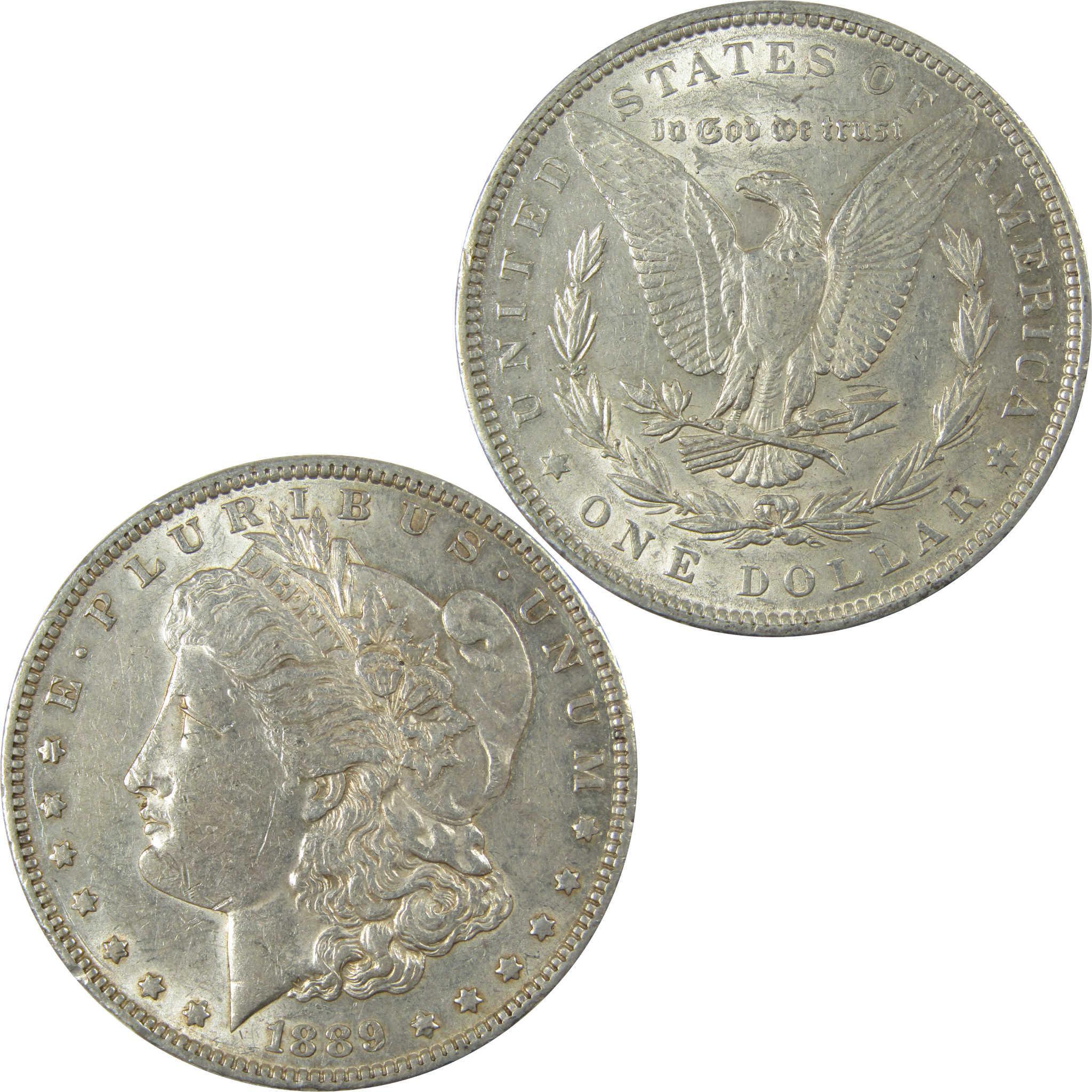 1889 Barwing Morgan Silver Dollar XF EF Extremely Fine SKU:I25368 - Morgan coin - Morgan silver dollar - Morgan silver dollar for sale - Profile Coins & Collectibles