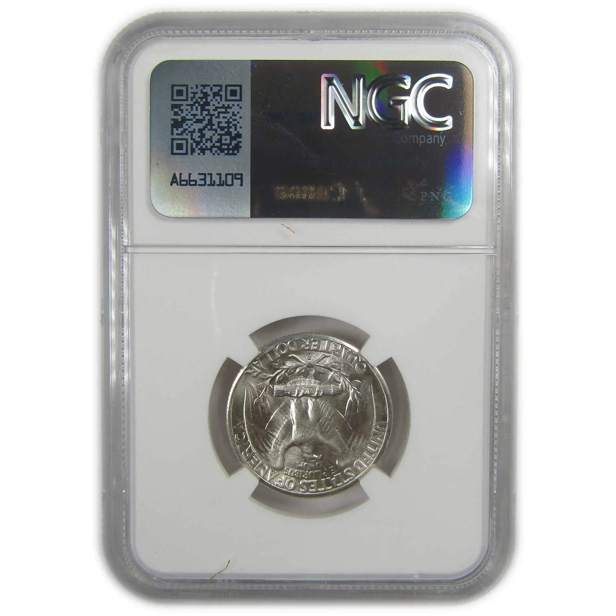 1944 D Washington Quarter MS 66 NGC Silver Bag Fragment SKU:I20499