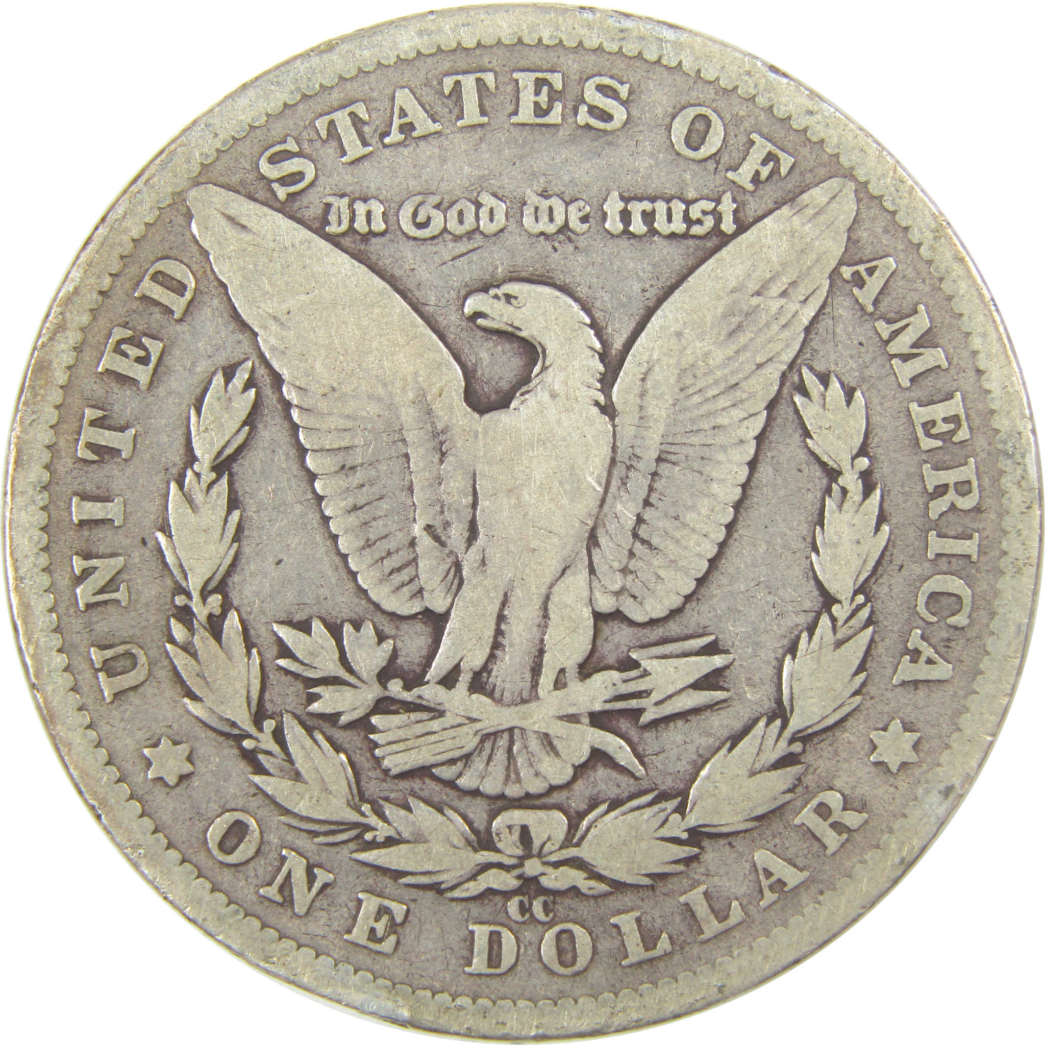 1893 CC Morgan Dollar VG Very Good Silver $1 Coin SKU:I19932 - Morgan coin - Morgan silver dollar - Morgan silver dollar for sale - Profile Coins & Collectibles