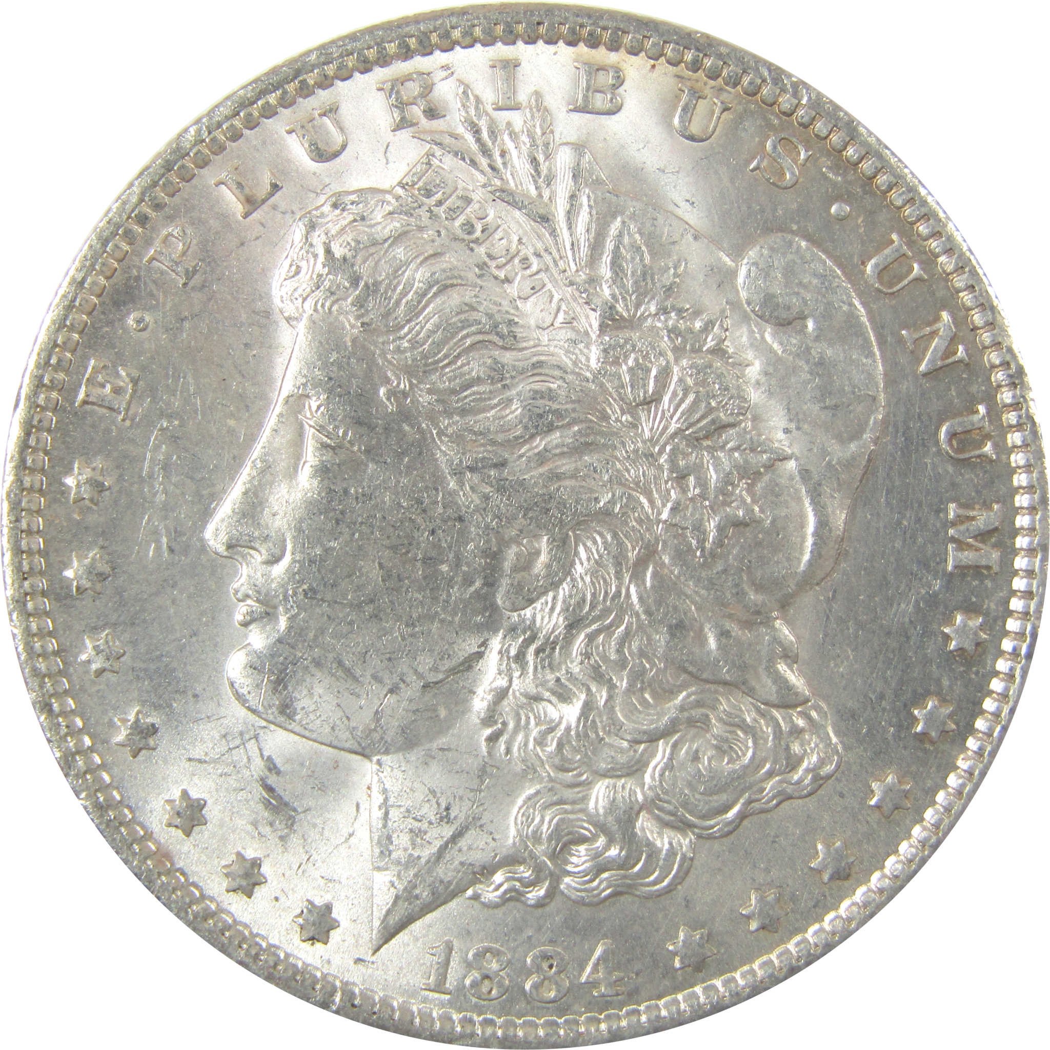1884 O Morgan Silver Dollar Uncirculated Mint State $1 Coin SKU:I23787