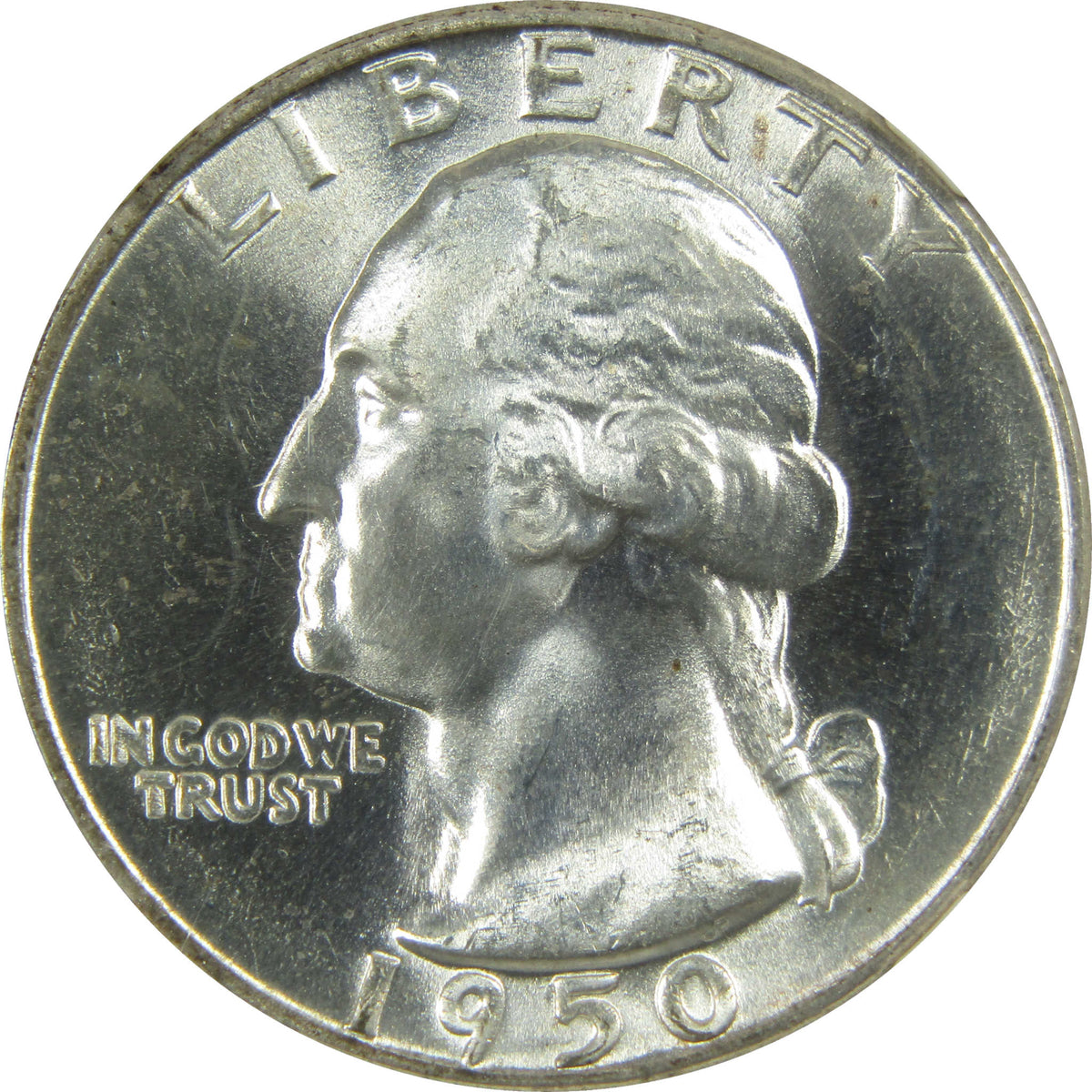 1950 Washington Silver Quarter MS 65 NGC 25c Coin SKU:I28788