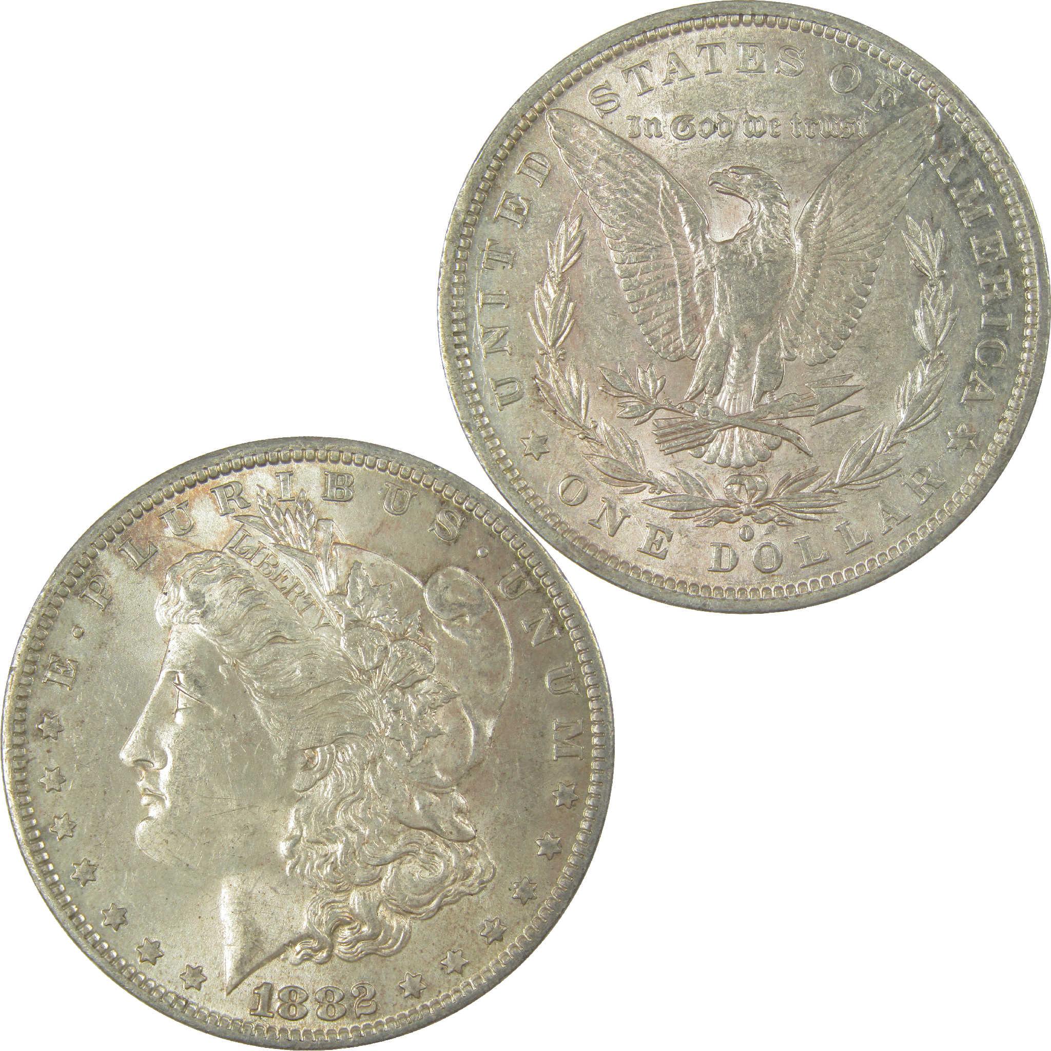 1882 O Morgan Dollar Borderline Uncirculated Silver $1 Coin - Morgan coin - Morgan silver dollar - Morgan silver dollar for sale - Profile Coins & Collectibles