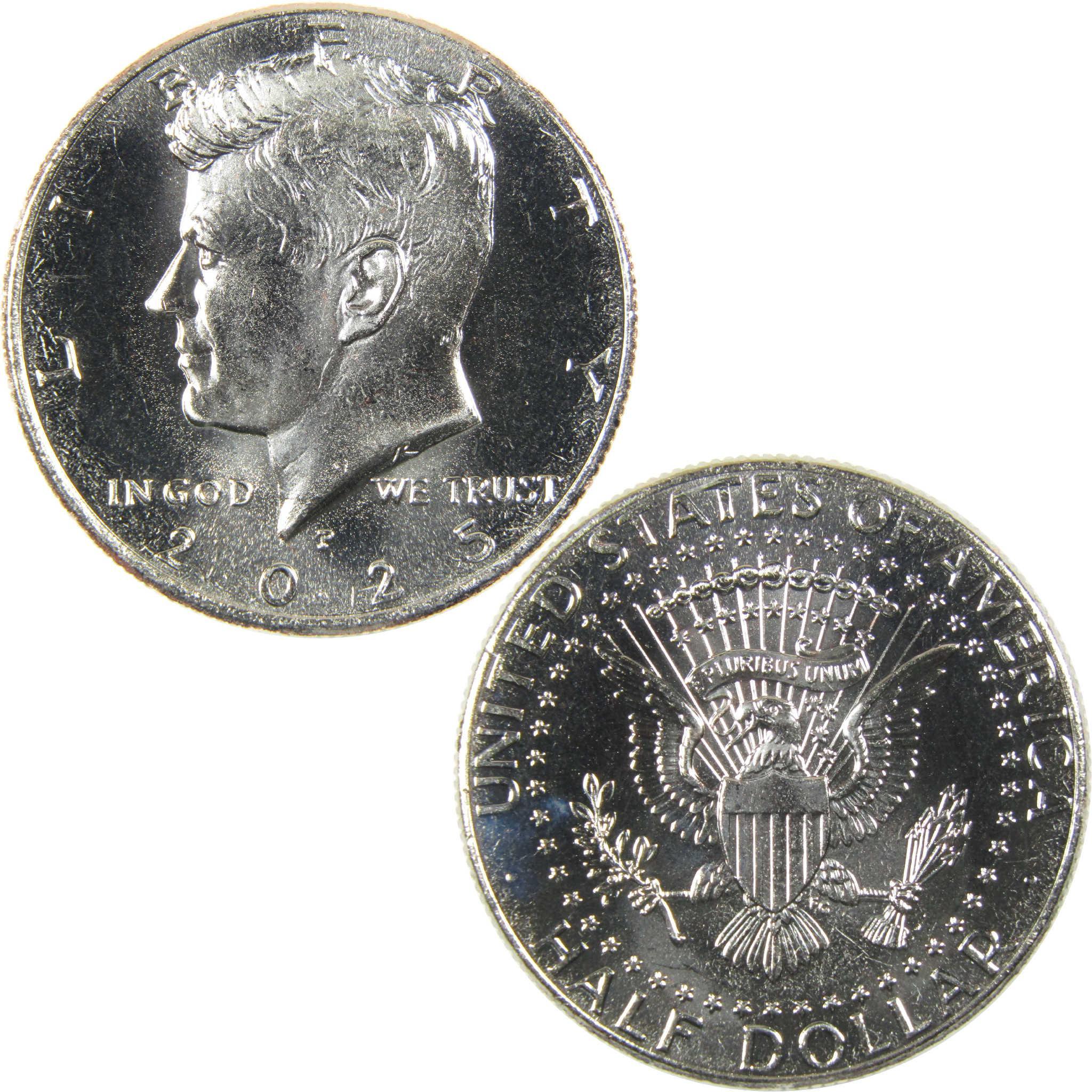2025 P Kennedy Clad Half Dollar Uncirculated Mint State 50c Coin