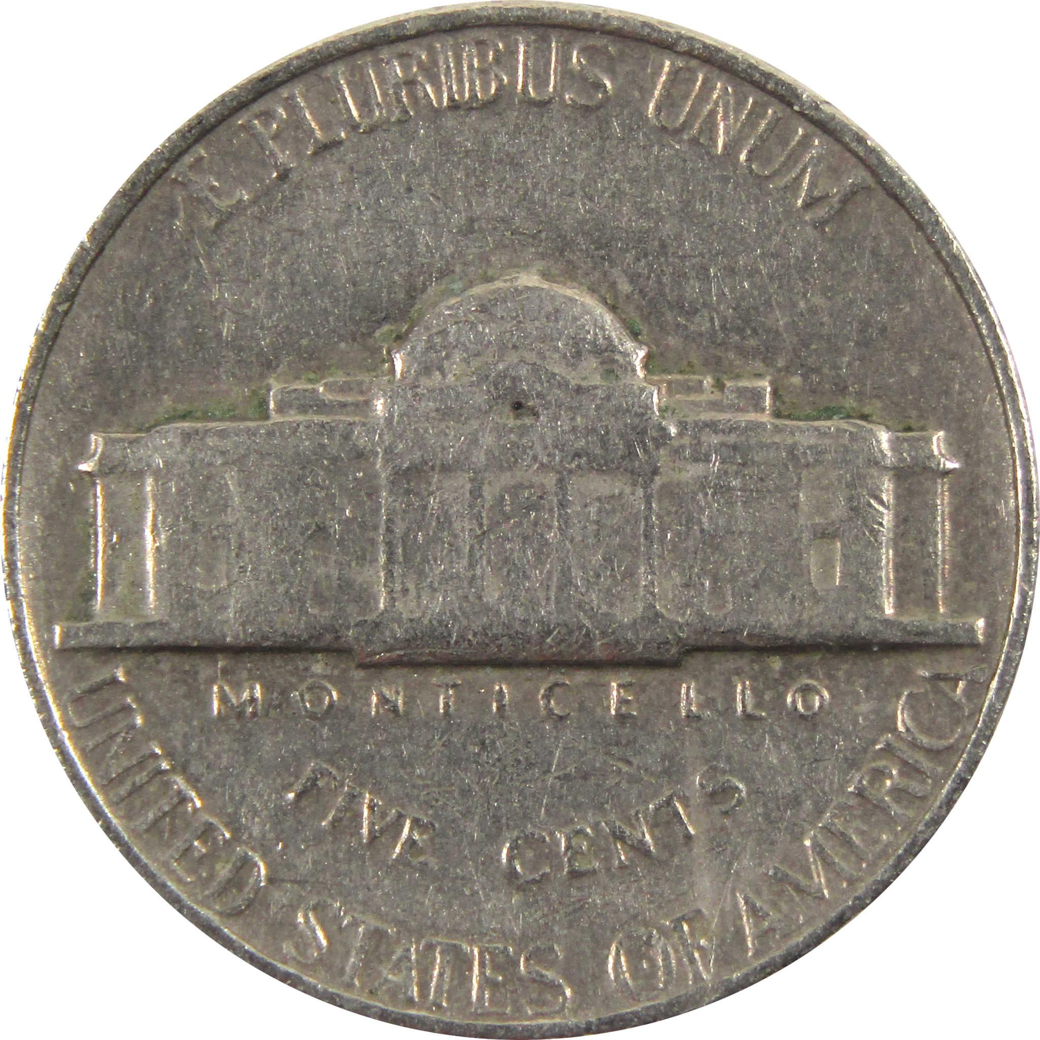 1964 Jefferson Nickel AG About Good 5c Coin