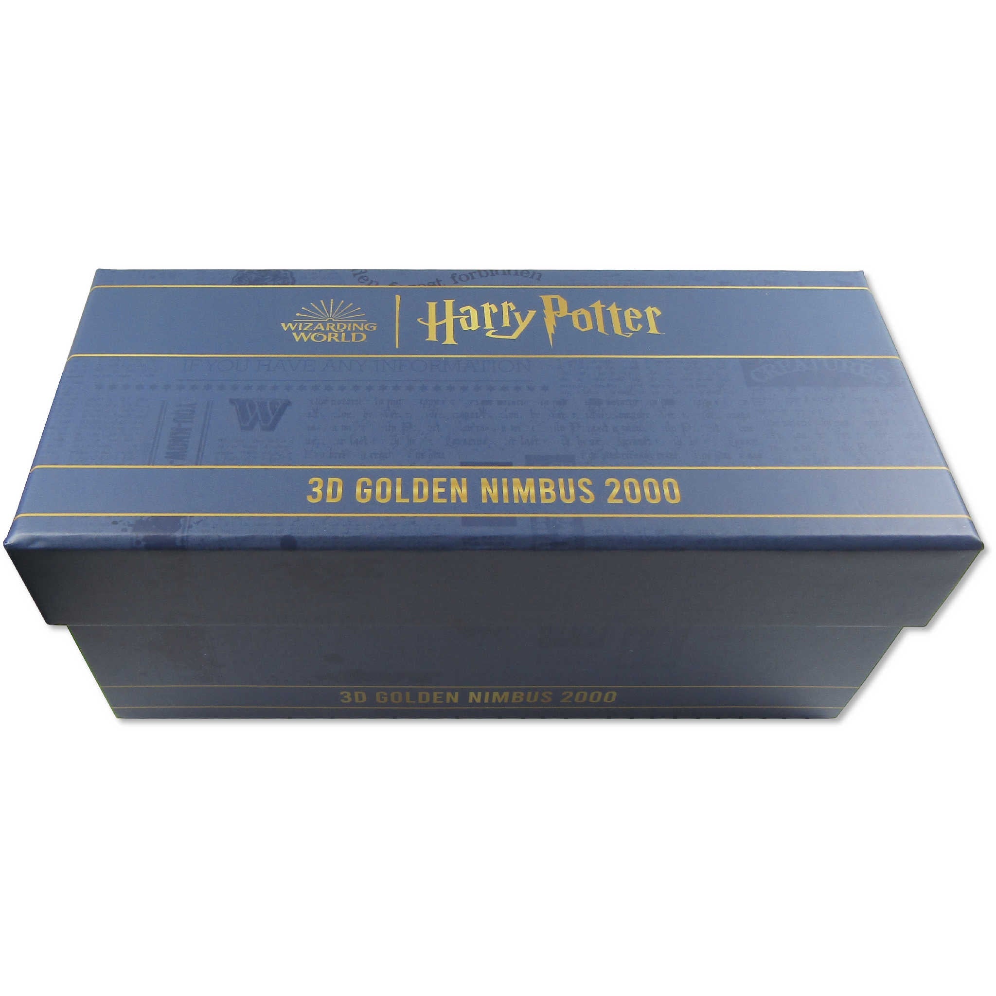 Harry Potter 3D Golden Nimbus 2000 3 oz Silver Shaped Coin 2024 Samoa