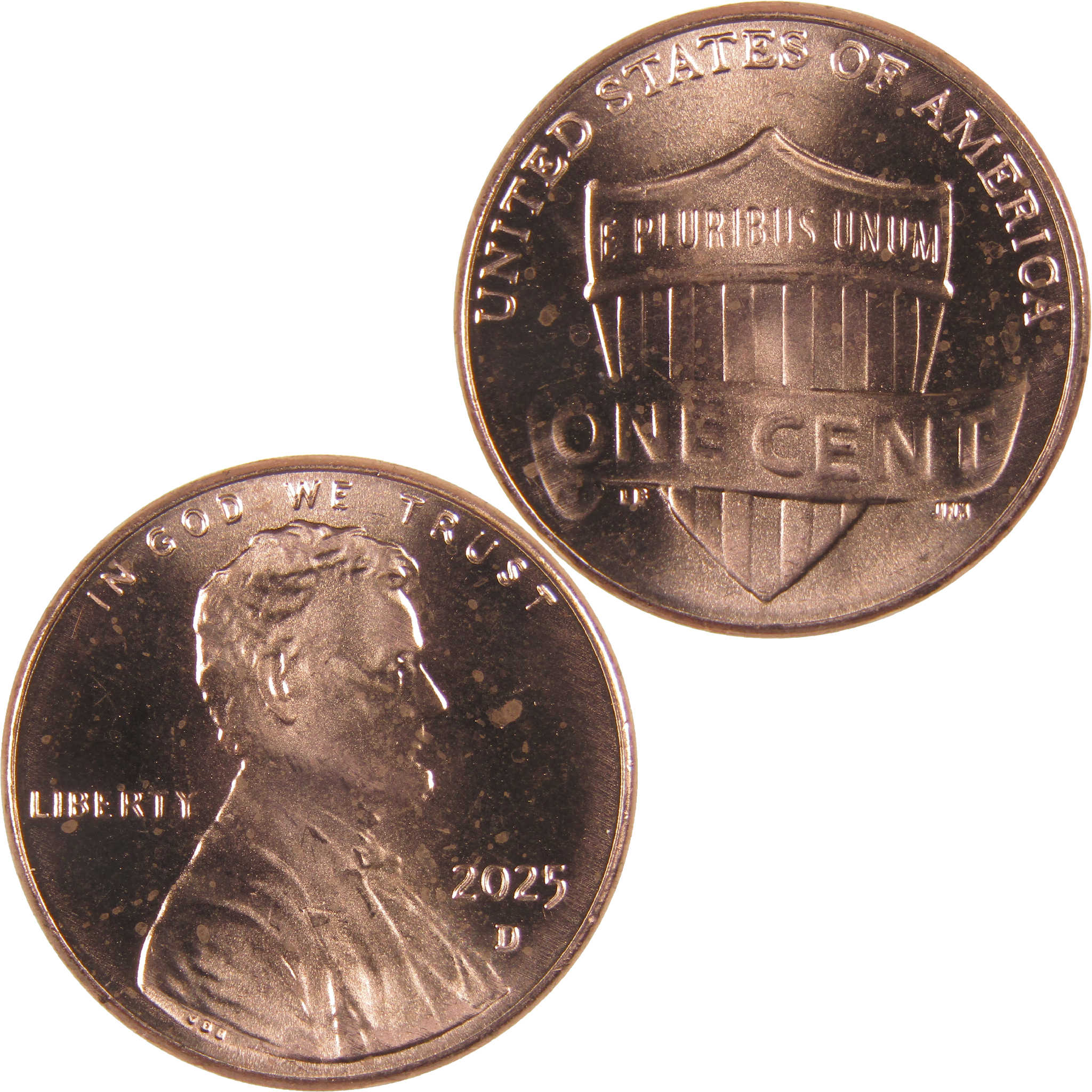 2025 D Lincoln Shield Cent Uncirculated Penny 1c Coin