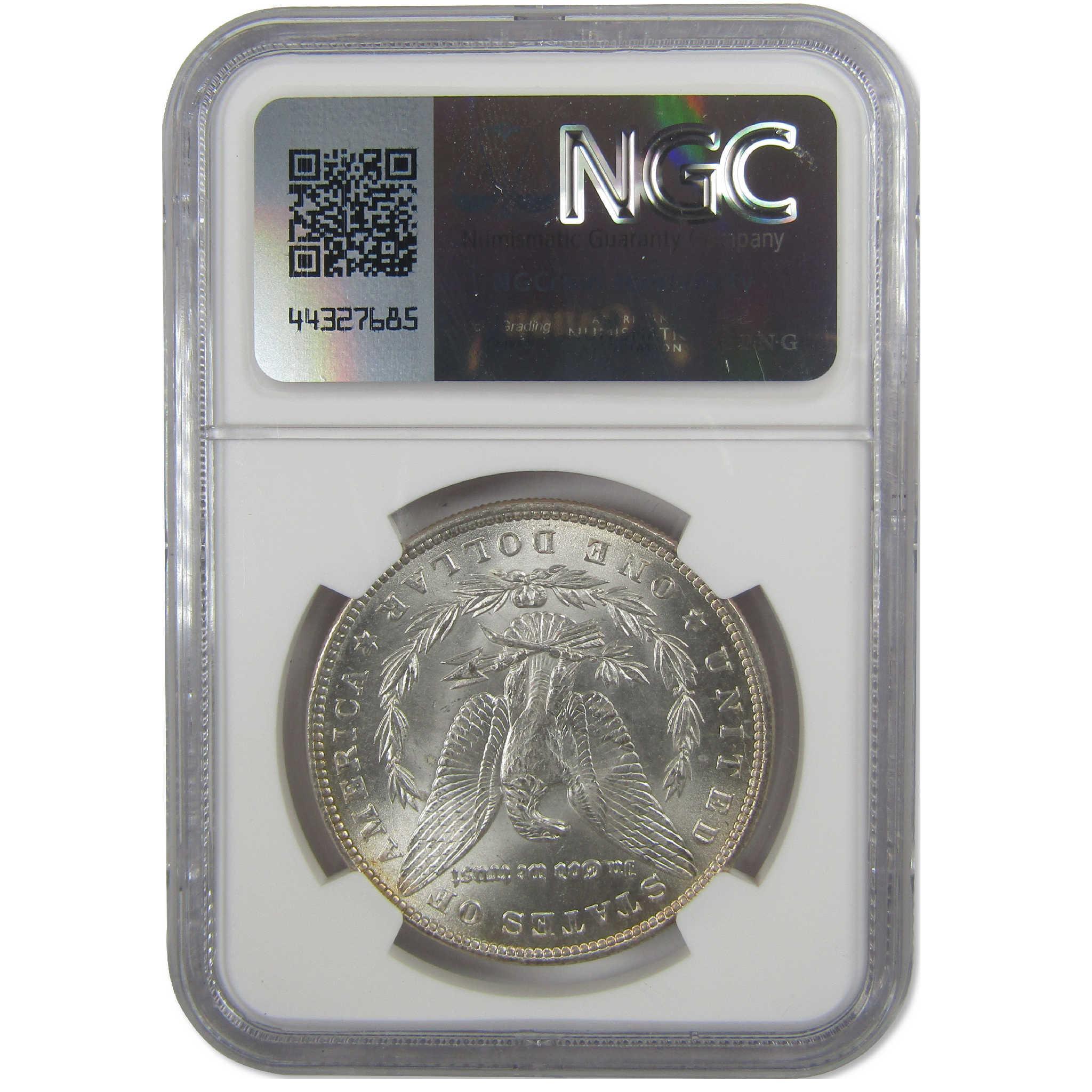 1884 Morgan Silver Dollar MS 63 NGC Uncirculated $1 Coin Collectible - Morgan coin - Morgan silver dollar - Morgan silver dollar for sale - Profile Coins & Collectibles
