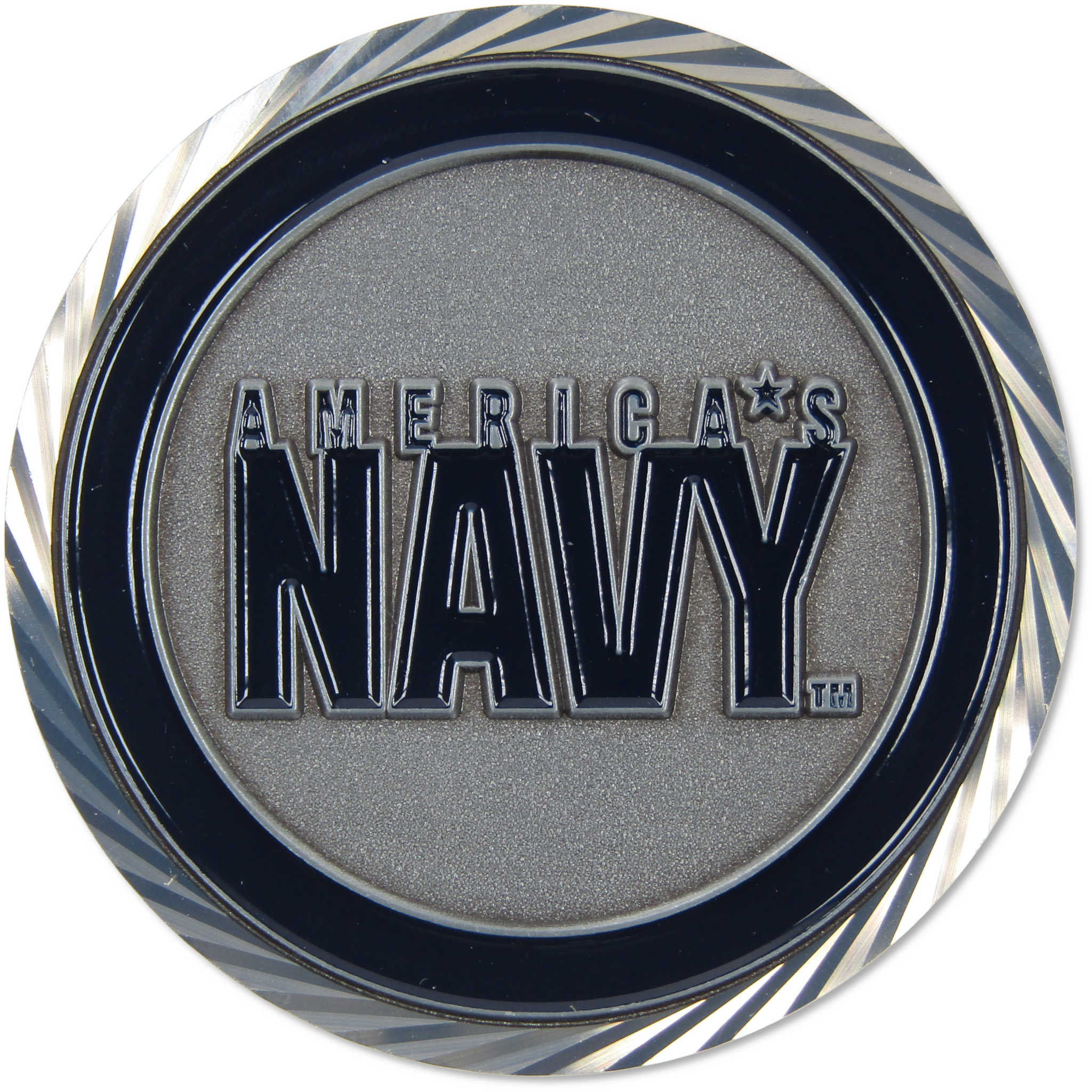 United States Navy Challenge Coin Brass Collectible with Enameled Coloring