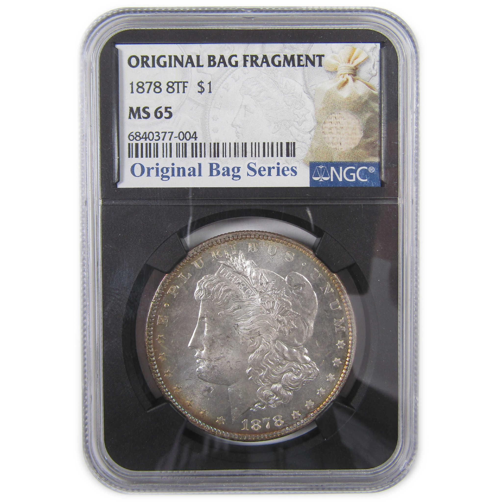 1878 8TF Morgan Dollar MS 65 NGC Silver Bag Fragment SKU:I18184 - Morgan coin - Morgan silver dollar - Morgan silver dollar for sale - Profile Coins & Collectibles