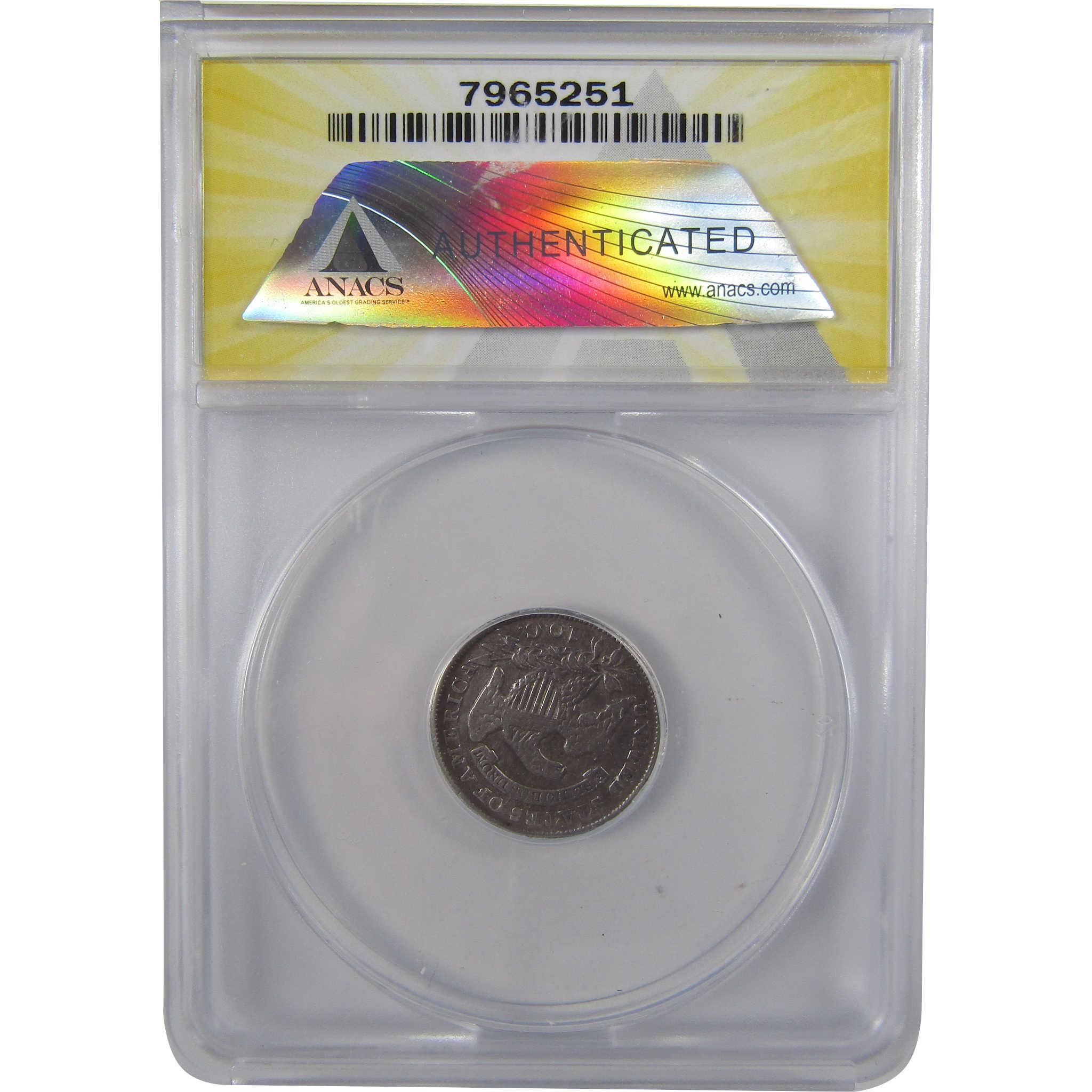 1830 Small 10C Capped Bust Silver Dime VF 30 Details ANACS SKU:I25504