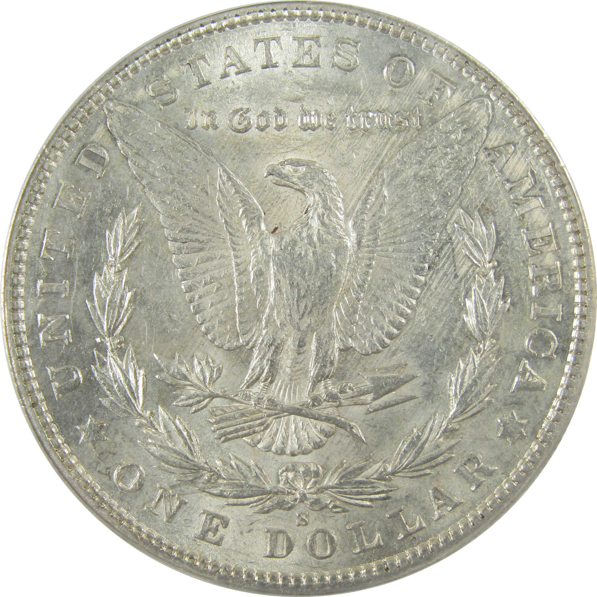 1900 S Morgan Silver Dollar AU 58 ANACS $1 Coin Collectible SKU:I28052 - Morgan coin - Morgan silver dollar - Morgan silver dollar for sale - Profile Coins & Collectibles