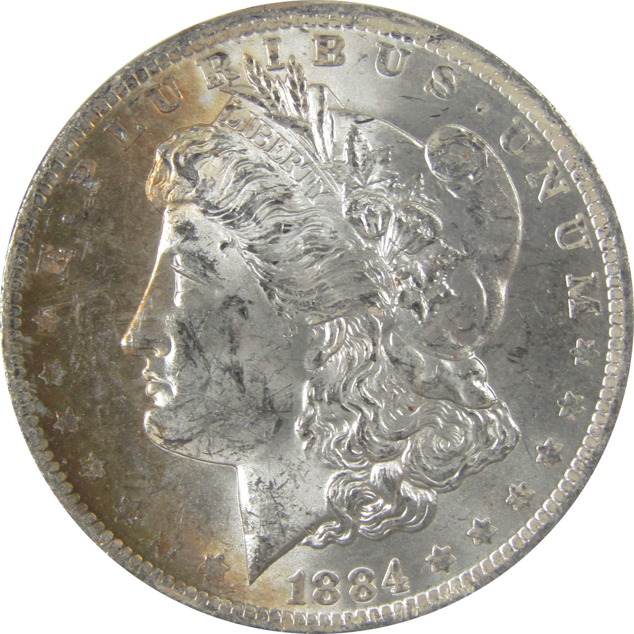 1884 O Morgan Silver Dollar BU Choice Uncirculated Toned SKU:I24172