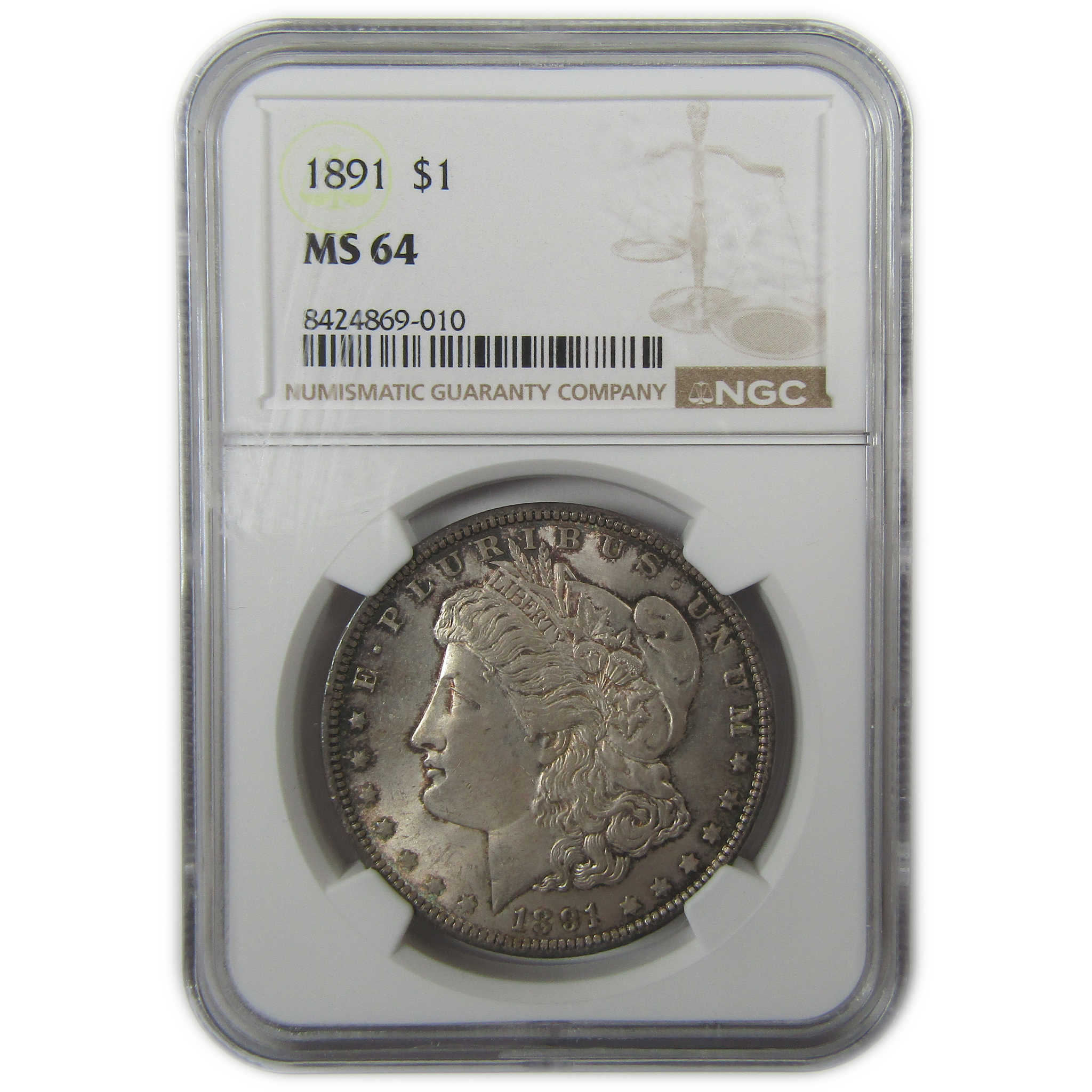 1891 Morgan Dollar MS 64 NGC Silver Uncirculated $1 Coin SKU:I24641 - Morgan coin - Morgan silver dollar - Morgan silver dollar for sale - Profile Coins & Collectibles