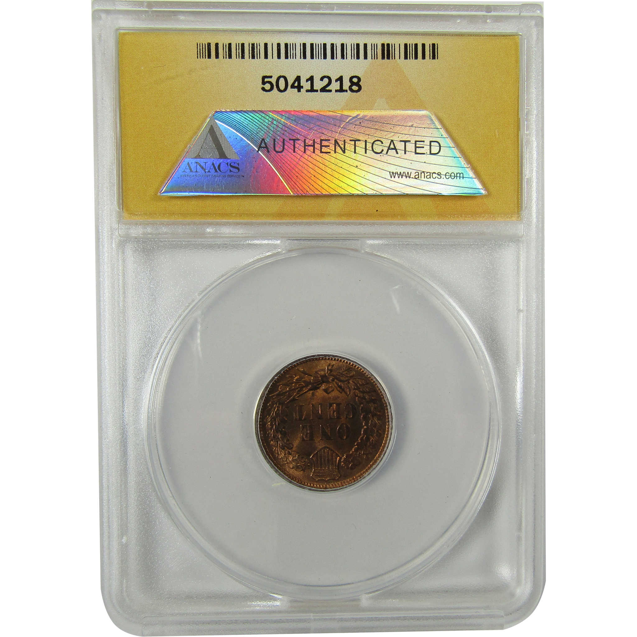 1907 Indian Head Cent MS 63 RB ANACS Uncirculated Penny SKU:I28395