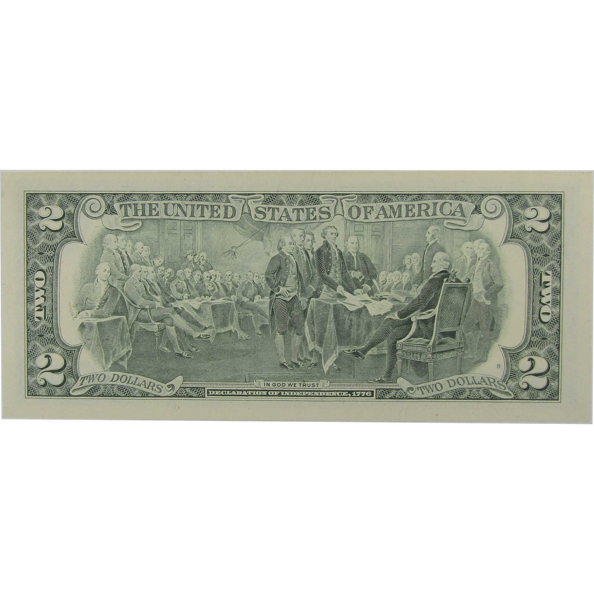 1995 $2 Federal Reserve Binary Repeater Note Choice Crisp Uncirculated