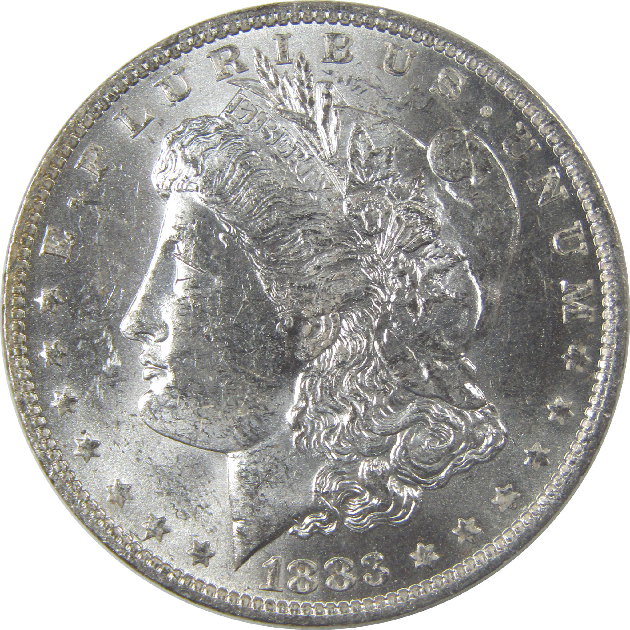 1883 O Morgan Silver Dollar Uncirculated Mint State $1 Coin SKU:I24845 - Morgan coin - Morgan silver dollar - Morgan silver dollar for sale - Profile Coins & Collectibles