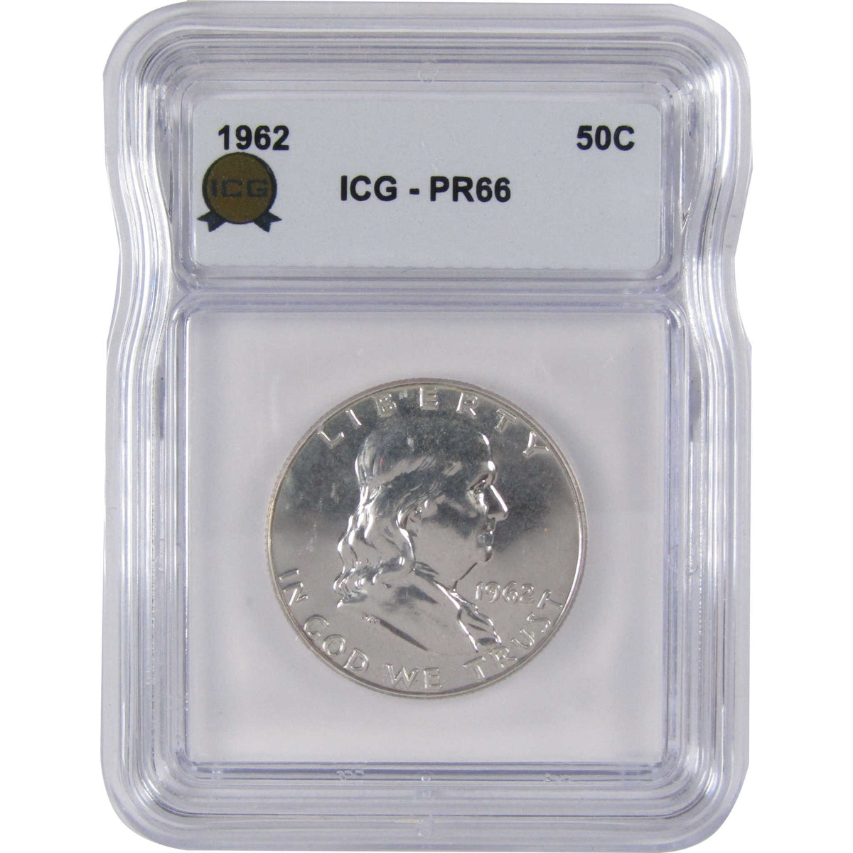 1962 Franklin Silver Half Dollar PR 66 ICG Proof 50c Coin SKU:I29152