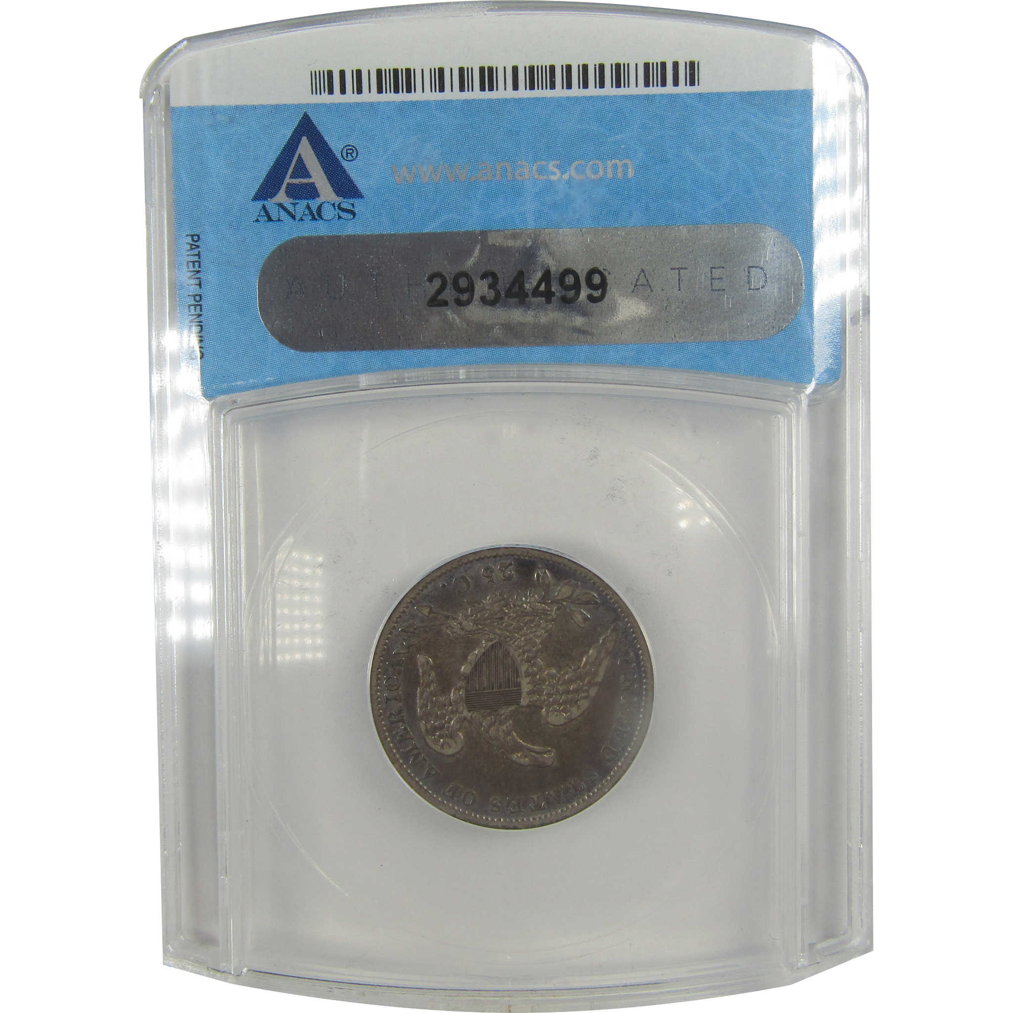1919 S Standing Liberty Quarter EF 40 ANACS Silver 25c Coin SKU:I22009