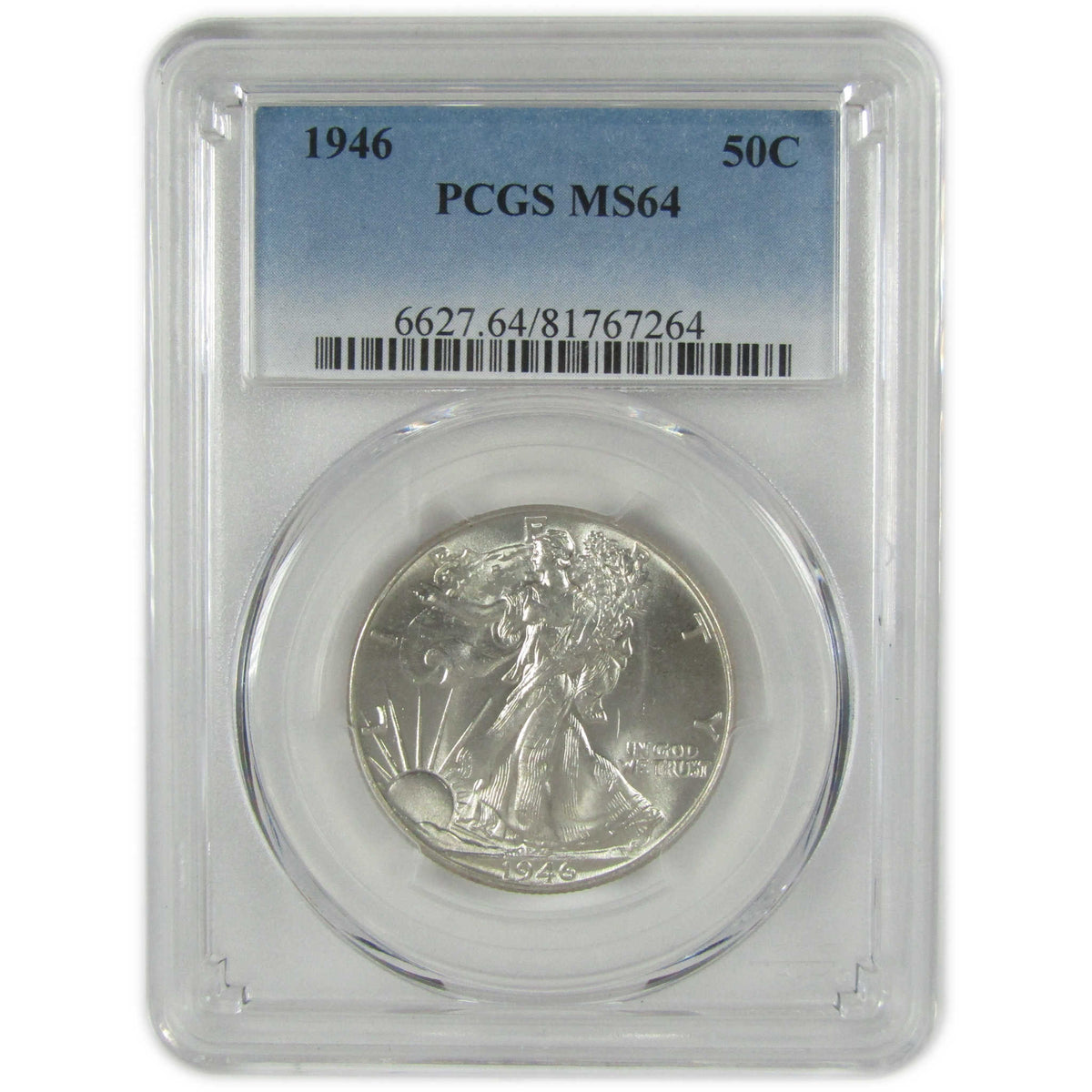 1946 Liberty Walking Silver Half Dollar MS 64 PCGS 50c Coin SKU:I28821