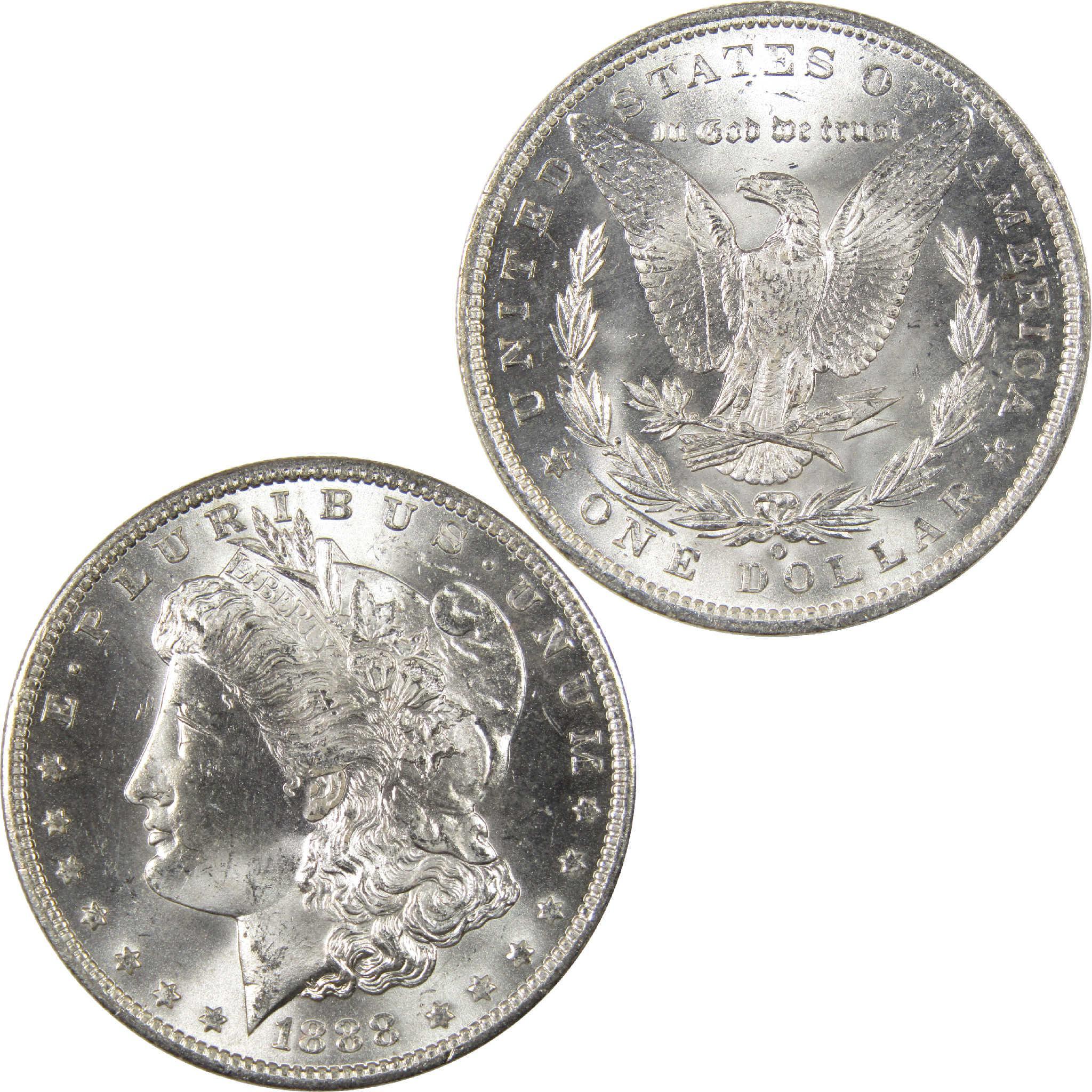 1888 O Morgan Dollar BU Choice Uncirculated Silver $1 Coin - Morgan coin - Morgan silver dollar - Morgan silver dollar for sale - Profile Coins & Collectibles