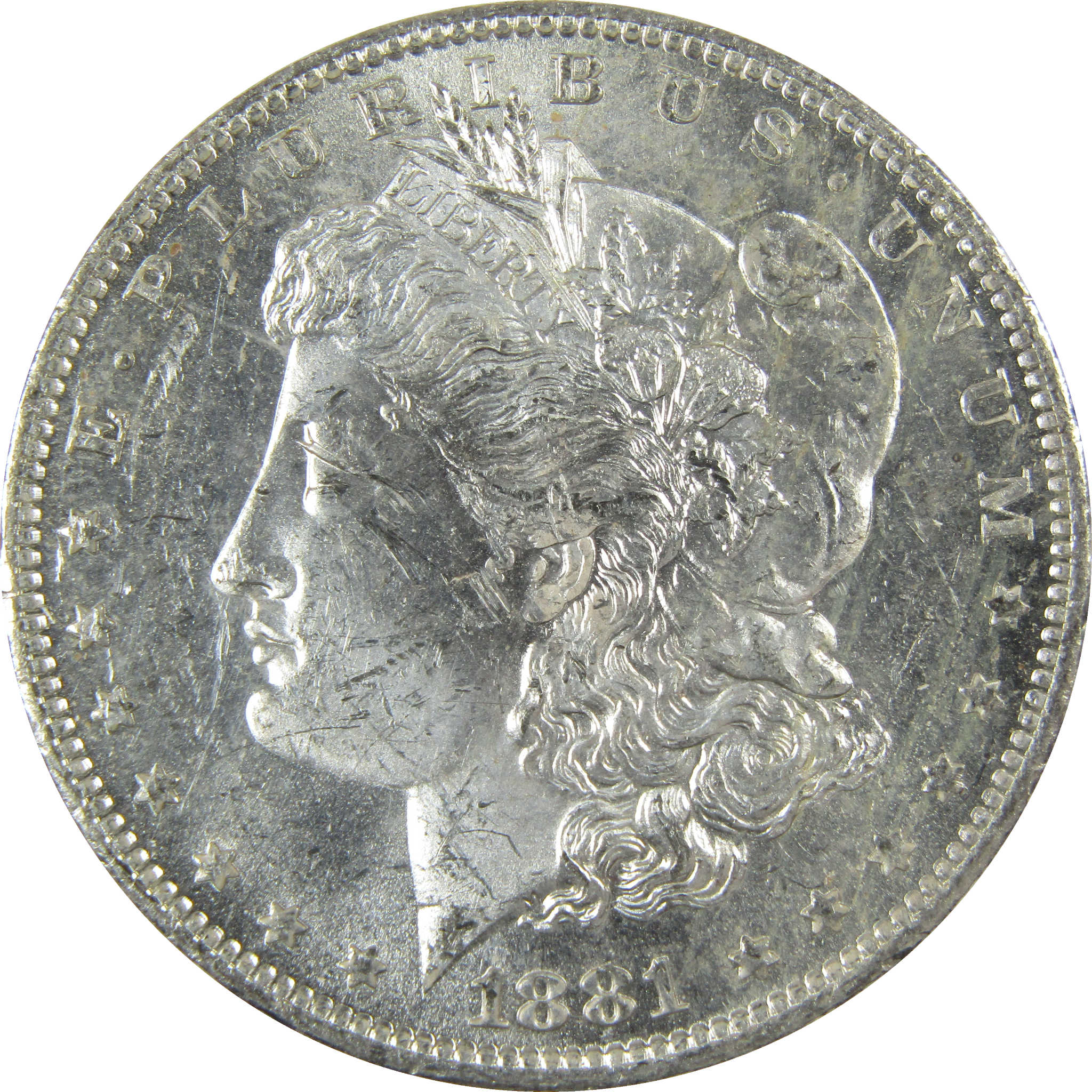 1881 O Morgan Silver Dollar Uncirculated Mint State $1 Coin SKU:I27715