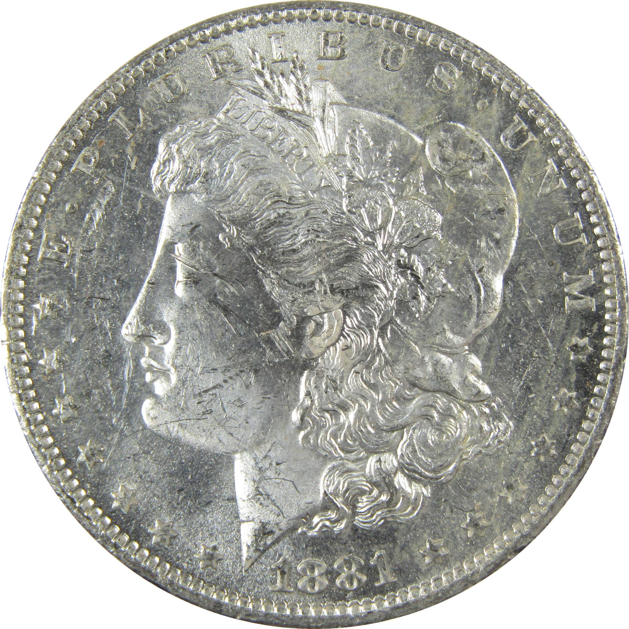 1881 O Morgan Silver Dollar Uncirculated Mint State $1 Coin SKU:I27715 - Morgan coin - Morgan silver dollar - Morgan silver dollar for sale - Profile Coins & Collectibles