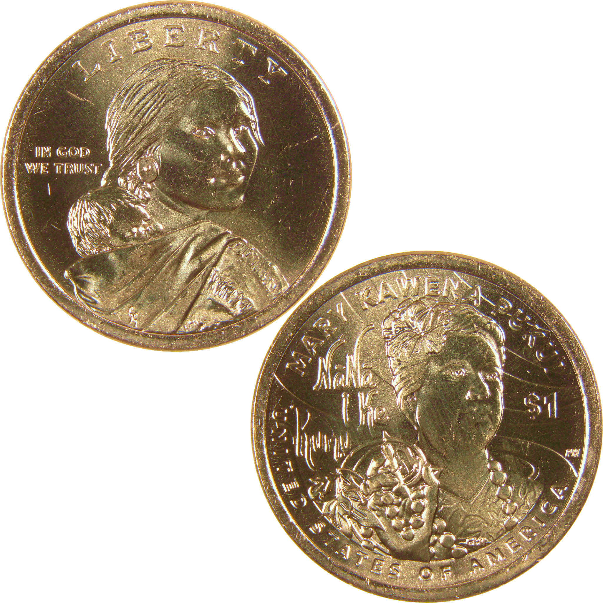 2025 D Mary Kawena Pukui Native American Dollar Uncirculated $1 Coin