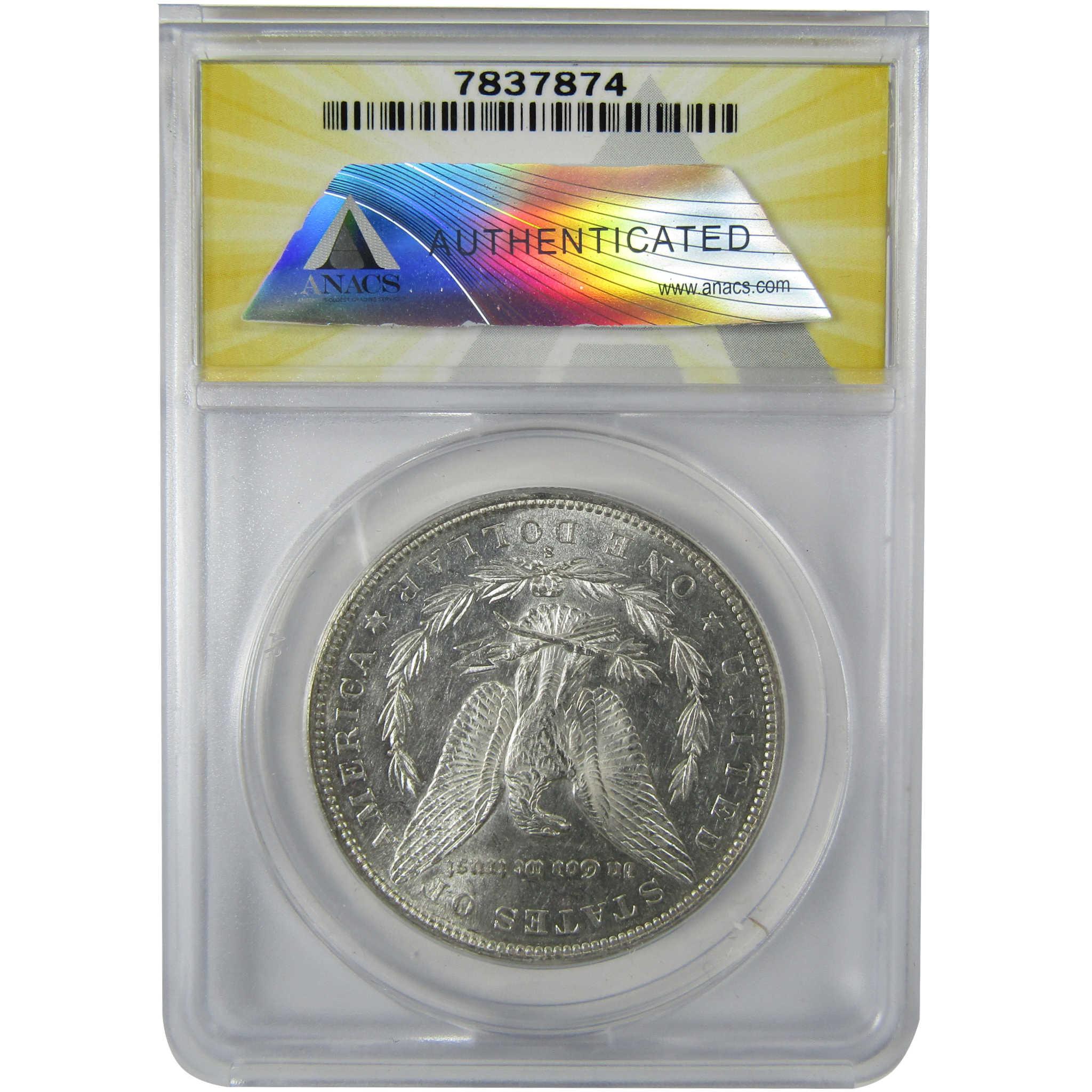 1883 S Morgan Silver Dollar AU 55 Details ANACS $1 Coin SKU:CP594 - Morgan coin - Morgan silver dollar - Morgan silver dollar for sale - Profile Coins & Collectibles
