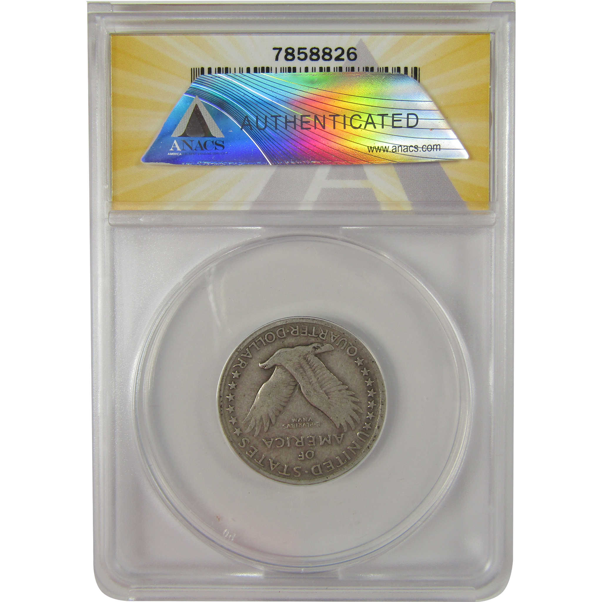 1917 Type 1 Standing Liberty Quarter VF 30 ANACS Silver SKU:I20200