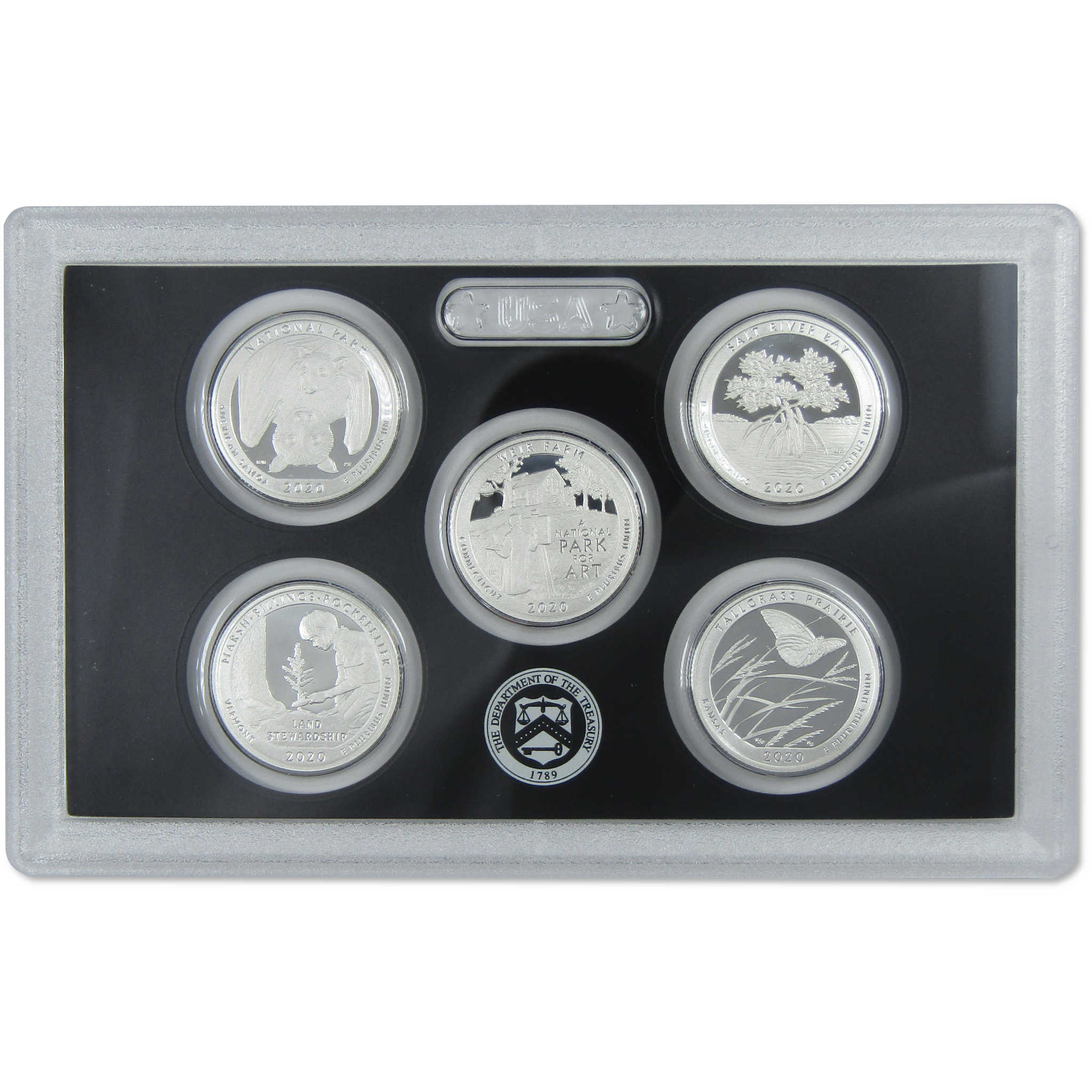 2020 Silver Proof Set U.S Mint OGP COA No Reverse Proof Nickel
