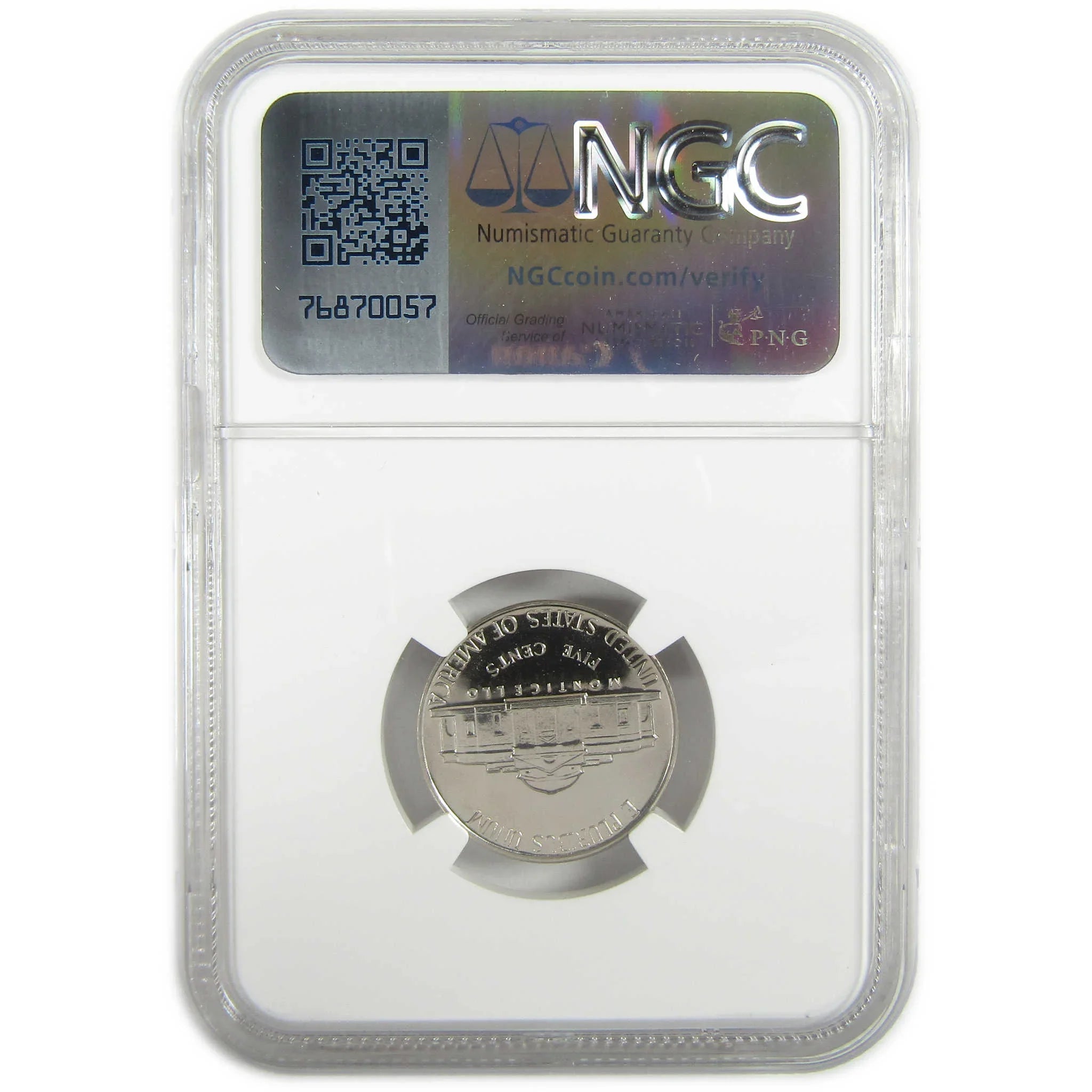 1952 Jefferson Nickel PF 68 NGC Proof 5c Coin Collectible SKU:I27353