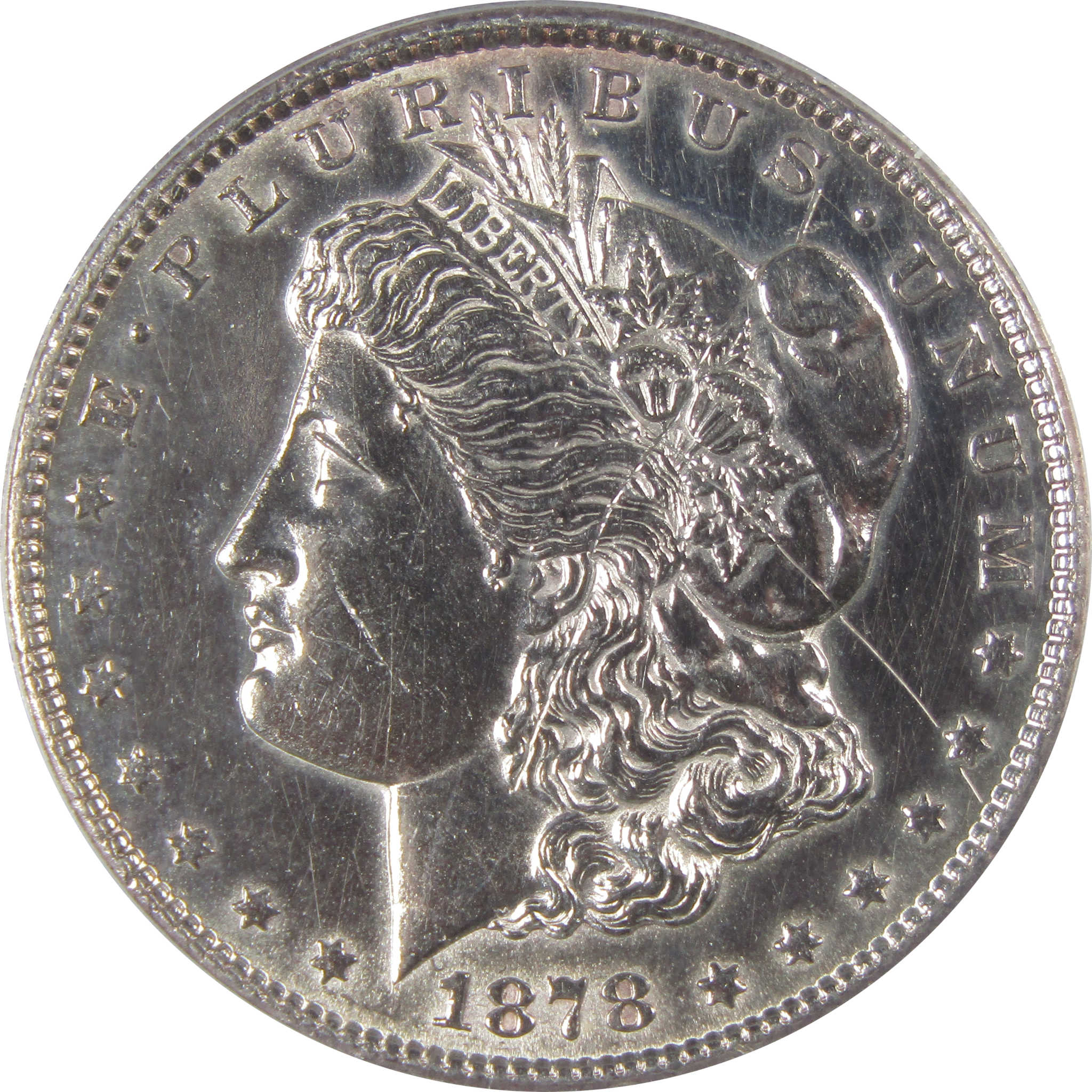 1878 CC Morgan Dollar MS 60 Details ANACS Silver Unc SKU:CP124 - Morgan coin - Morgan silver dollar - Morgan silver dollar for sale - Profile Coins & Collectibles