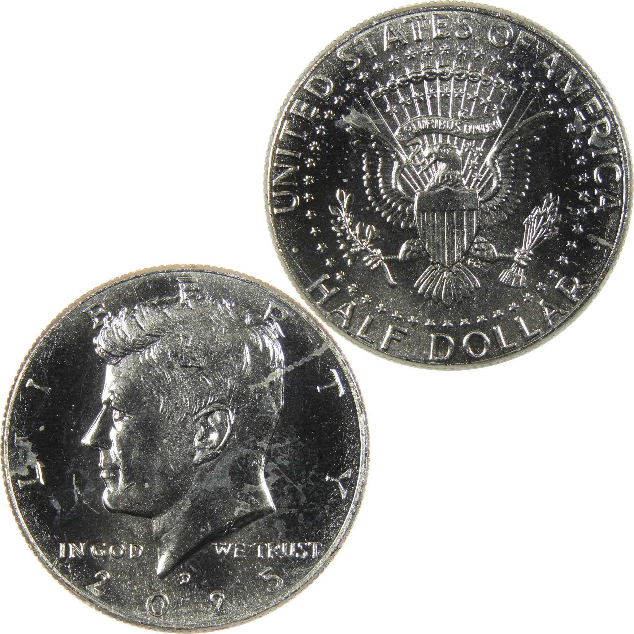 2025 D Kennedy Clad Half Dollar Uncirculated Mint State 50c Coin