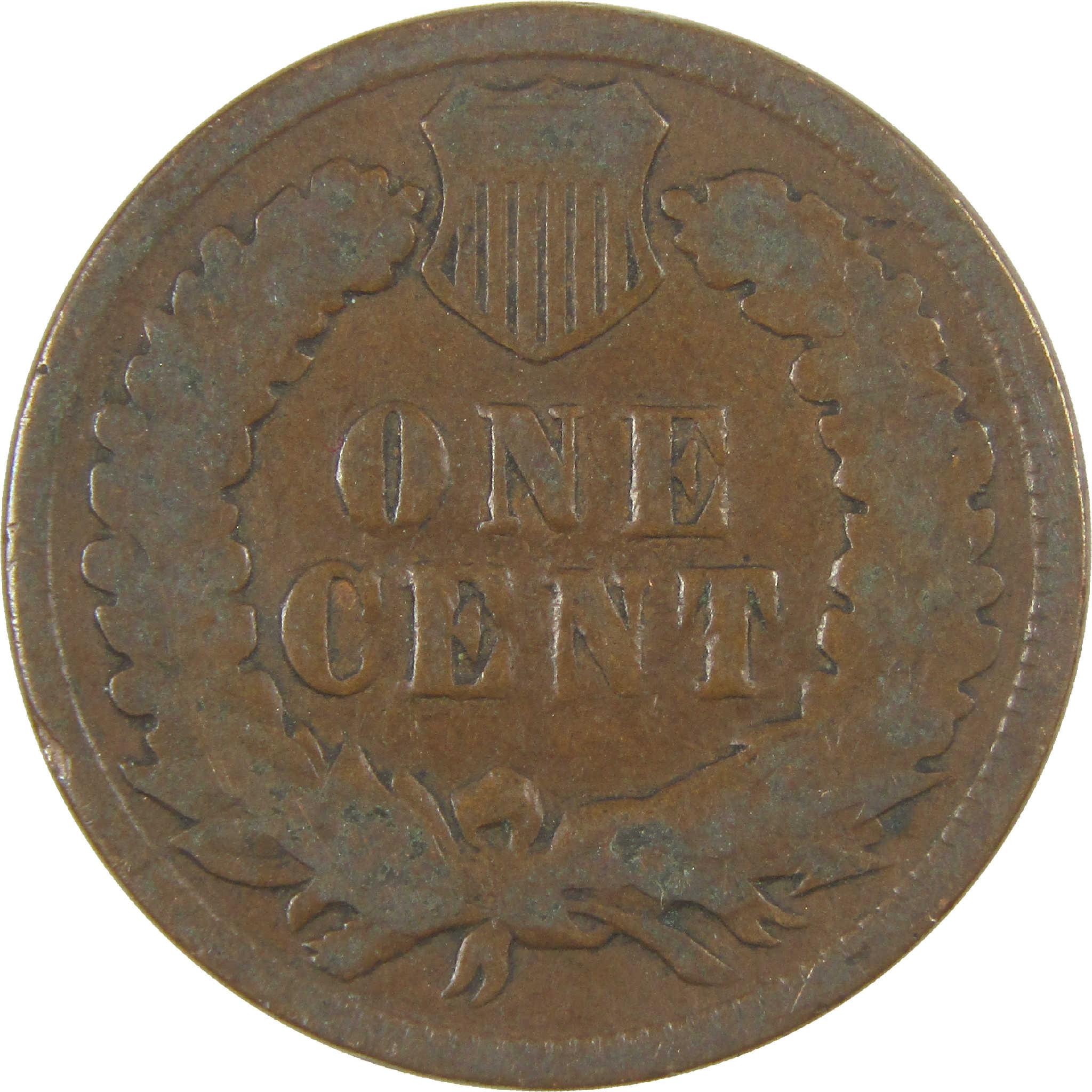 1891 Indian Head Cent G Good Penny 1c Coin