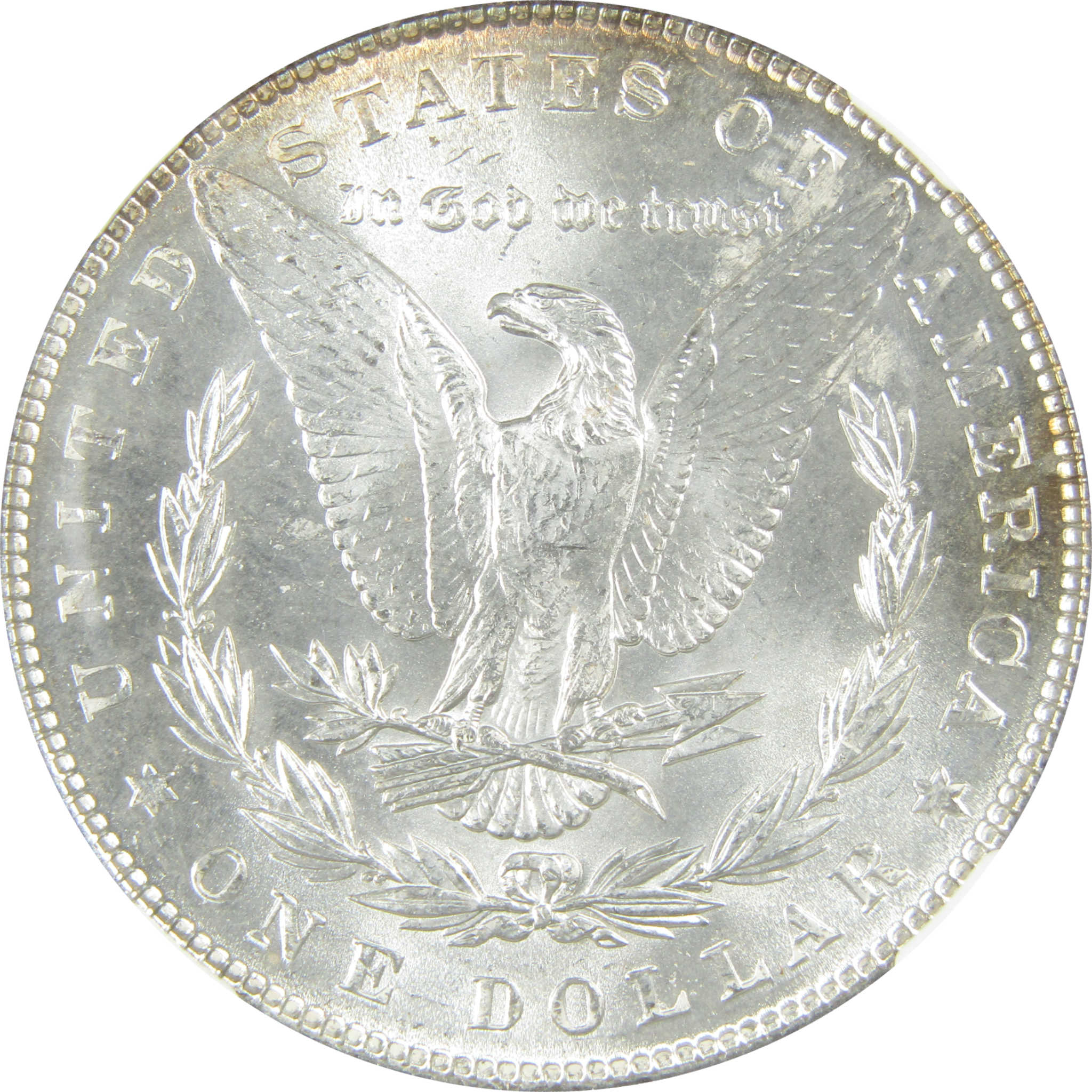 1886 Morgan Silver Dollar MS 63 NGC Uncirculated $1 Coin SKU:I27566