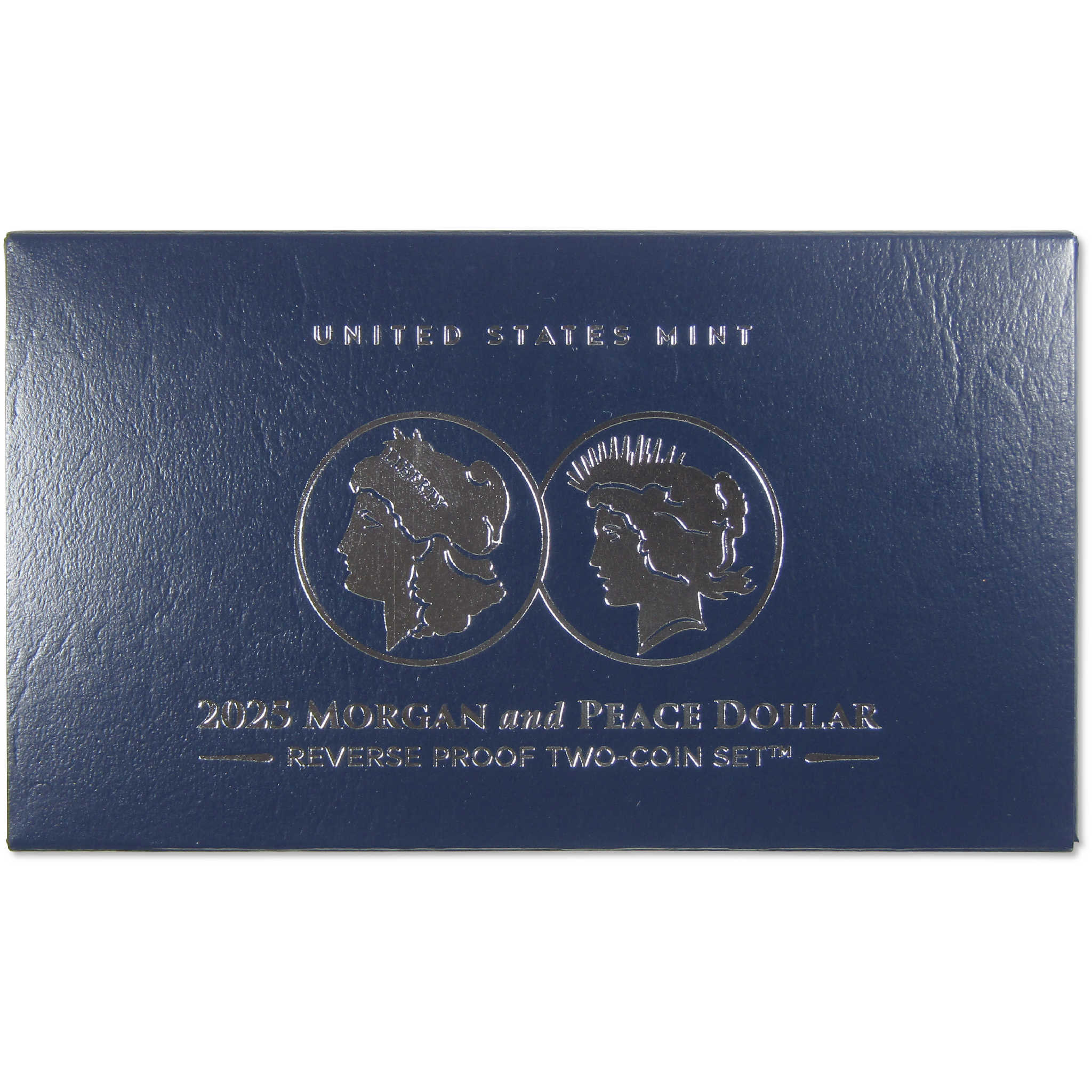 2025 Morgan and Peace Dollar Reverse Proof Two-Coin Set OGP COA