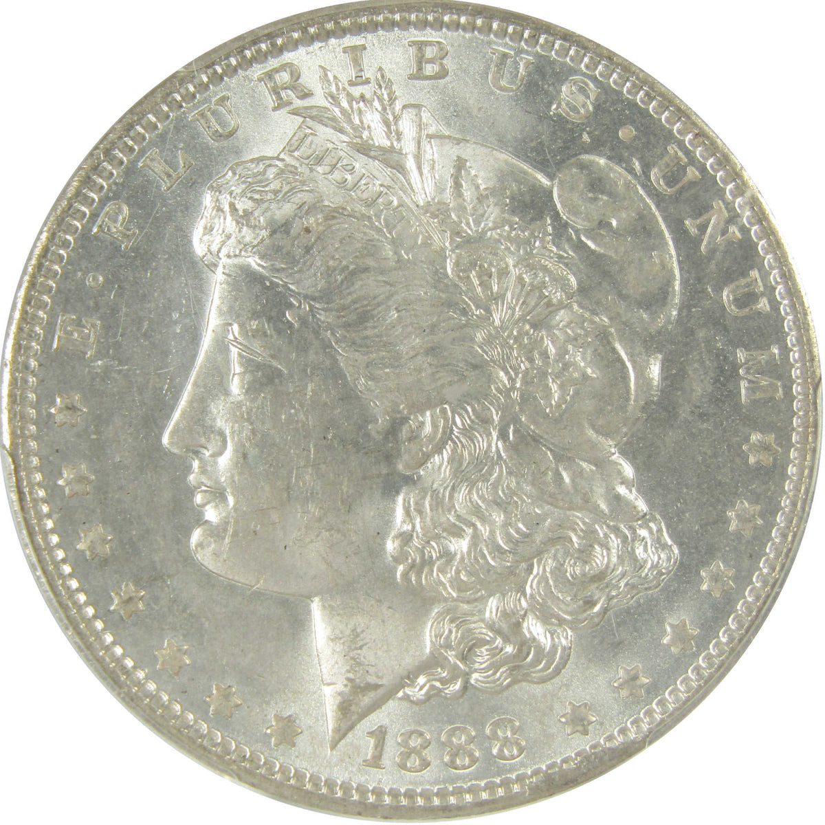 1888 O Morgan Silver Dollar MS 63+ PCGS $1 Coin SKU:I28819