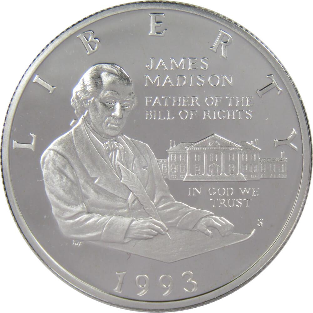 Bill of Rights Commemorative Half Dollar 1993 S Proof Silver 50c Coin